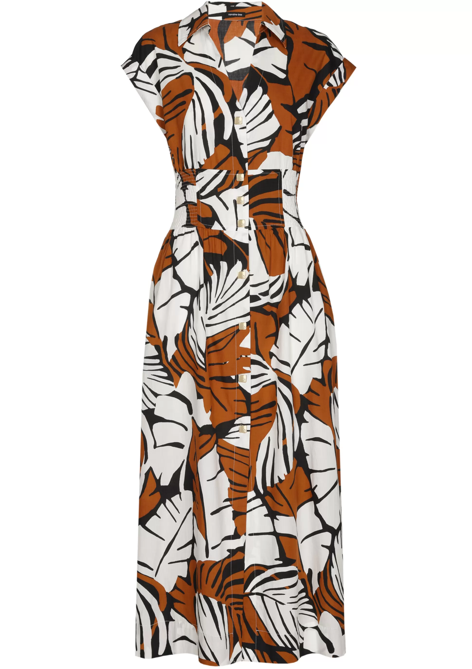 Caroline Biss Dresses*1101-39 / Cotton Midi Dress