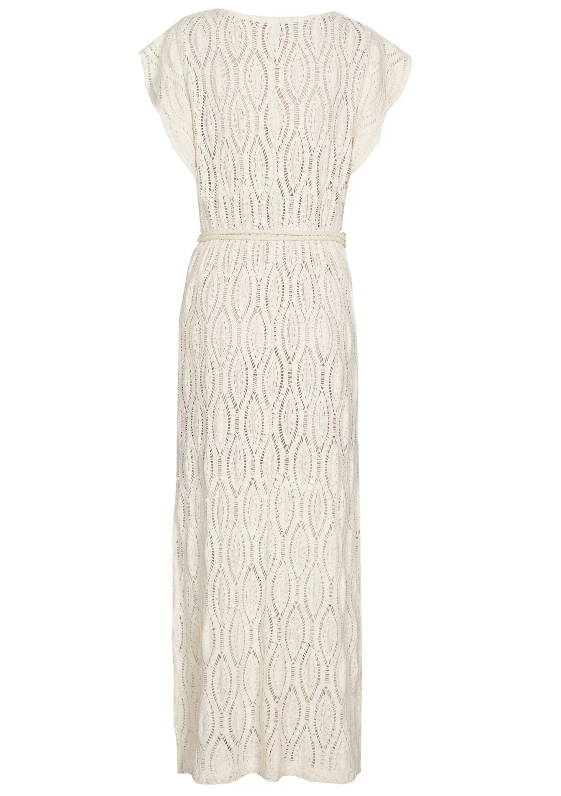 Caroline Biss Dresses*1140-34 / Straight Midi Dress In Crochet