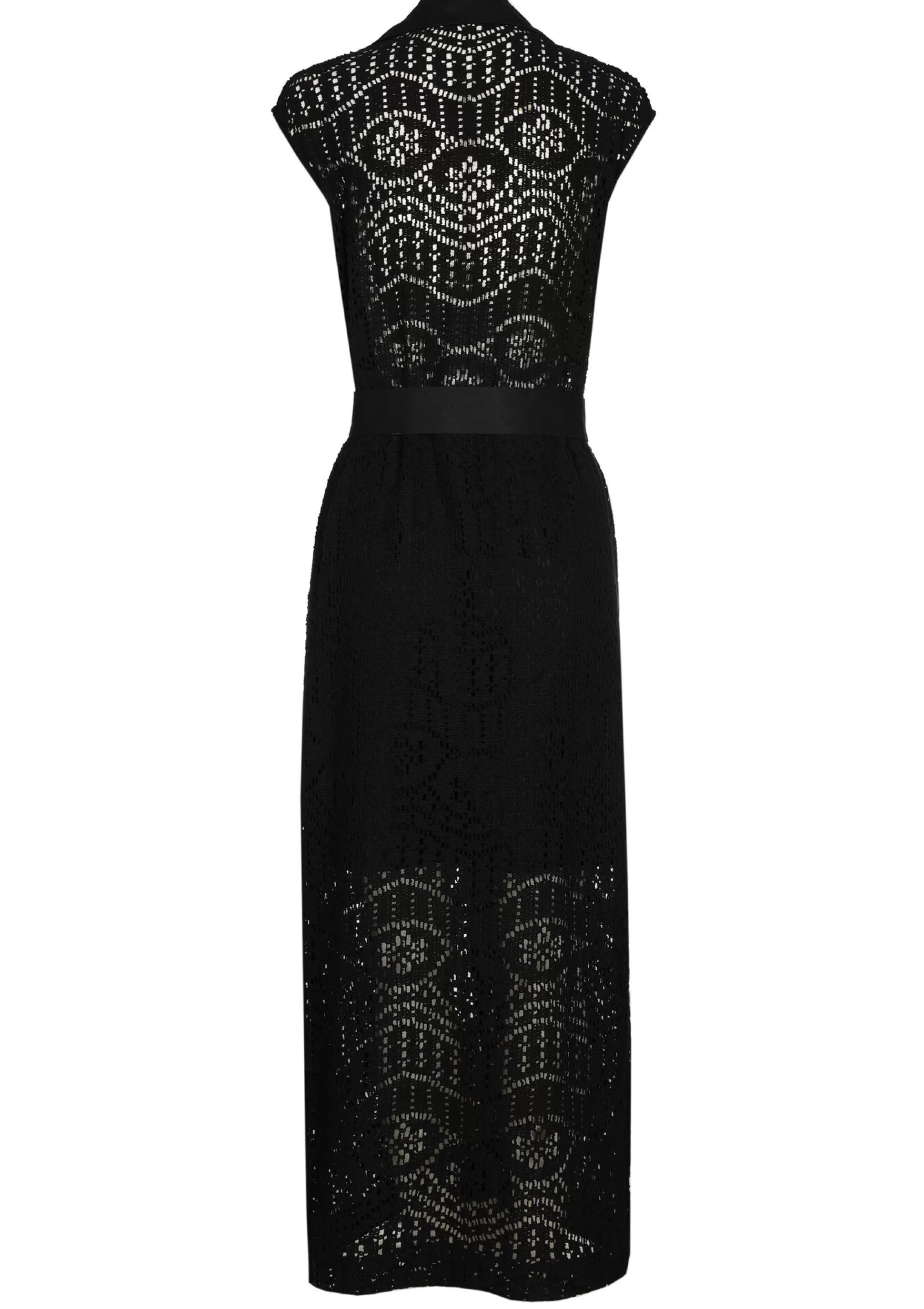 Caroline Biss Dresses*1143-10 / Straight Midi Dress In Lace