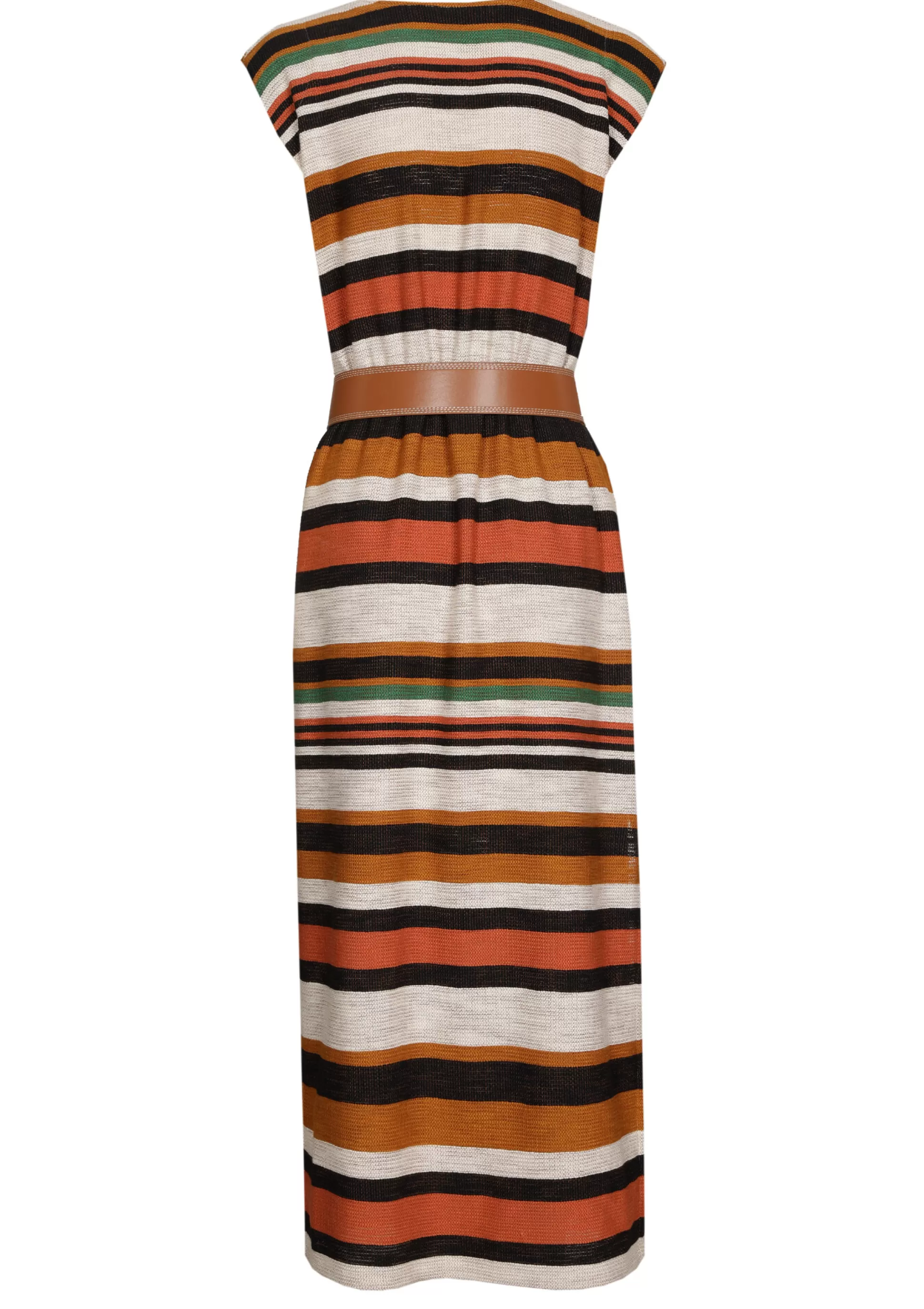Caroline Biss Dresses*1155-39 / Straight Fitting Comfortable Midi Dress