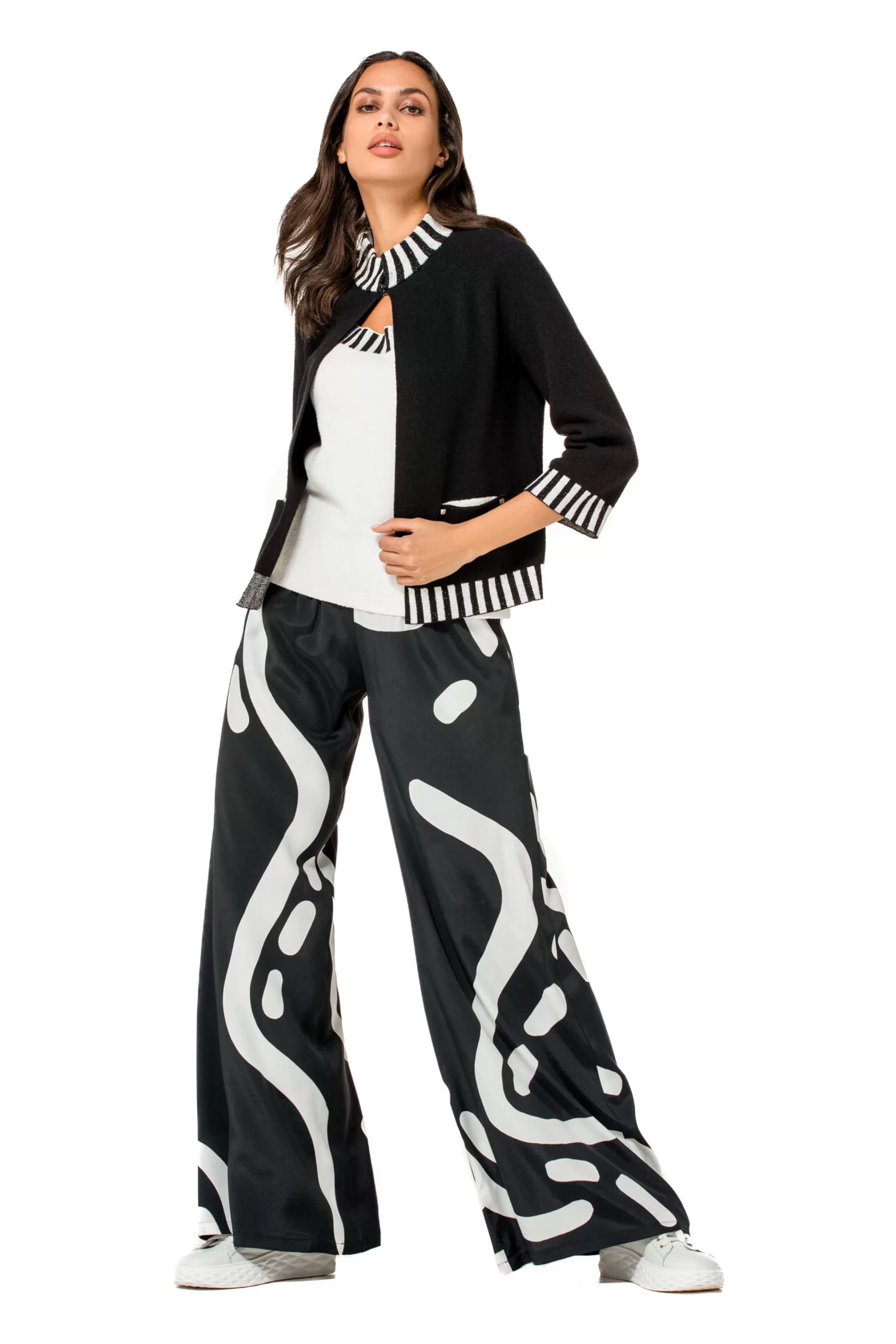 Caroline Biss Pulls*1208-10 / Short Comfortable Cardigan
