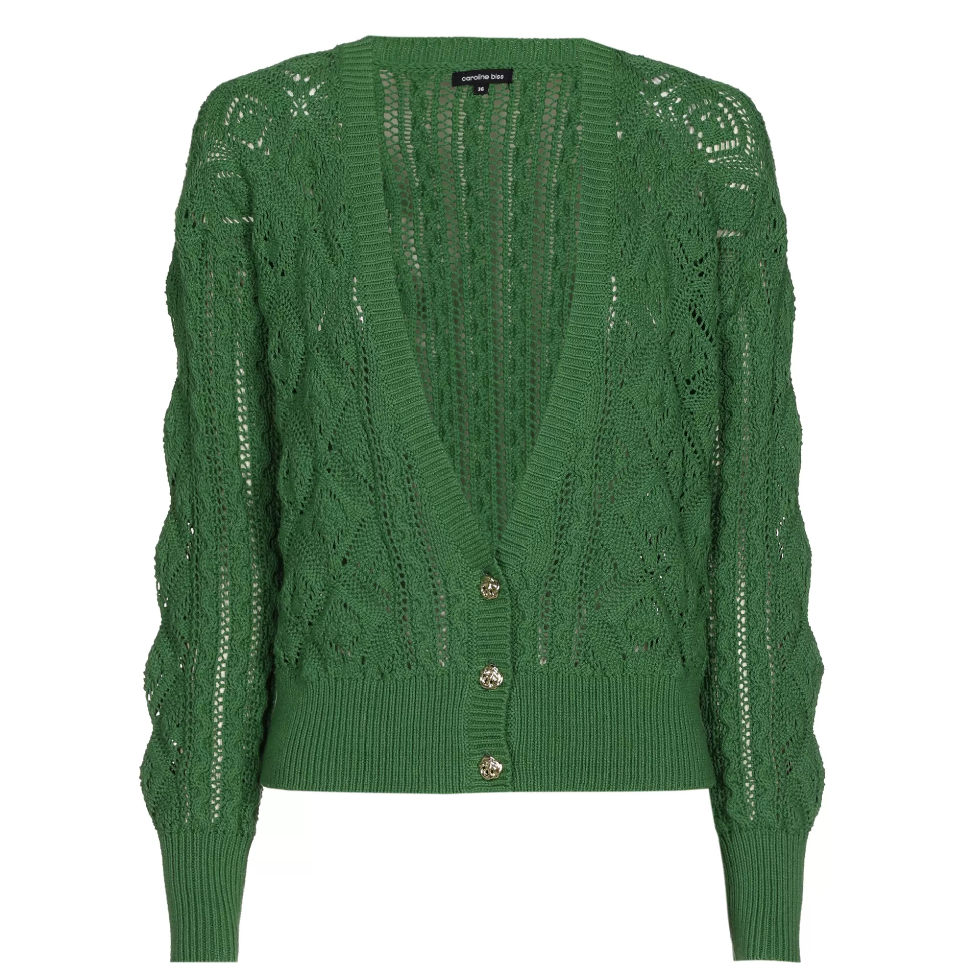 Caroline Biss Pulls*1224-62 / Short Cardigan in Cotton