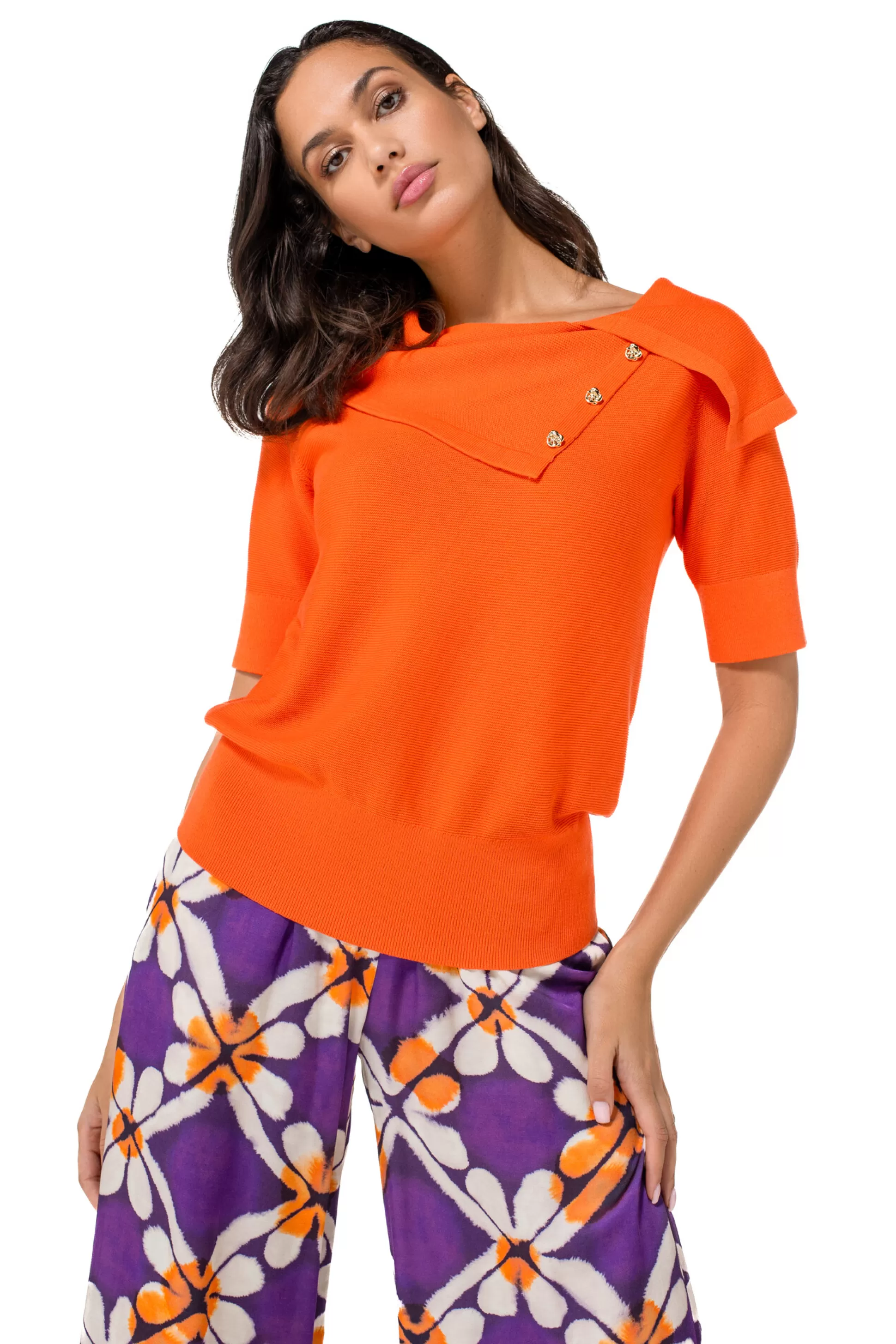 Caroline Biss Pulls*1245-54 / Elegant Fine Knitted Pullover
