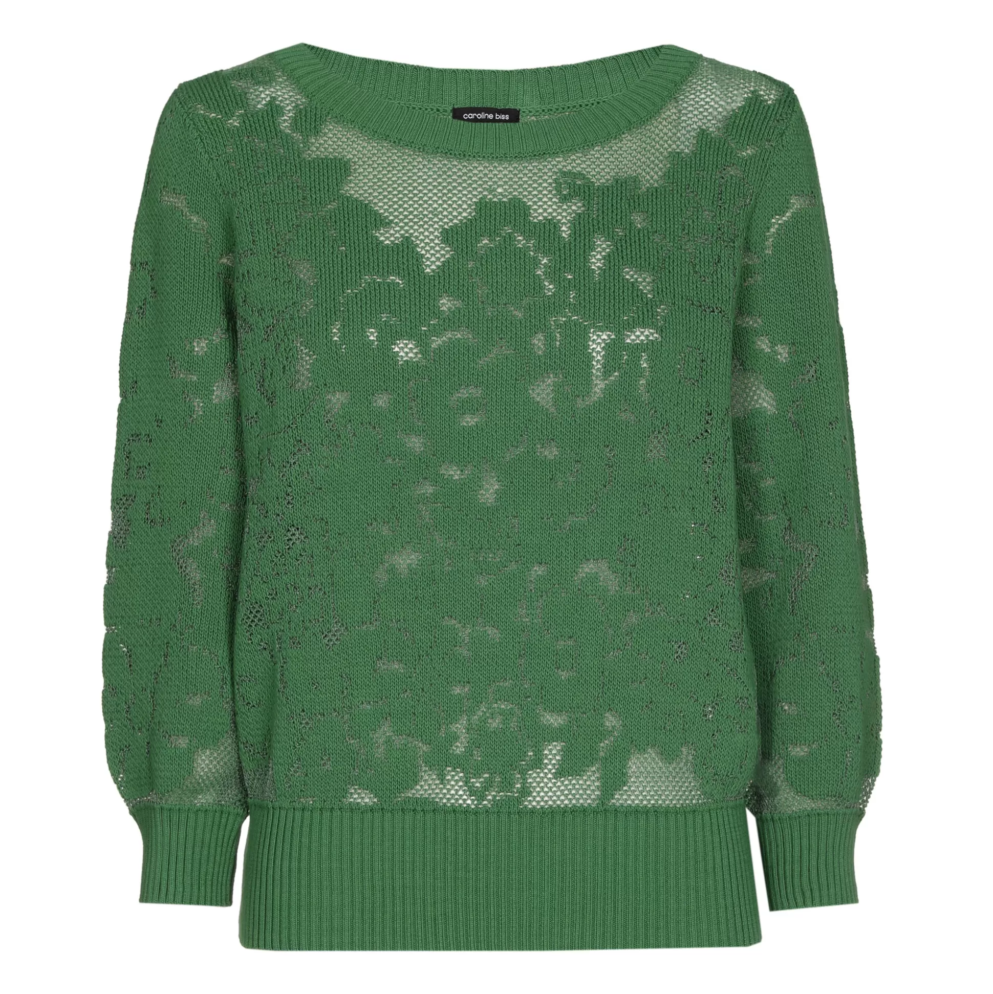 Caroline Biss Pulls*1267-62 / Elegant Semi-Transparent Pullover