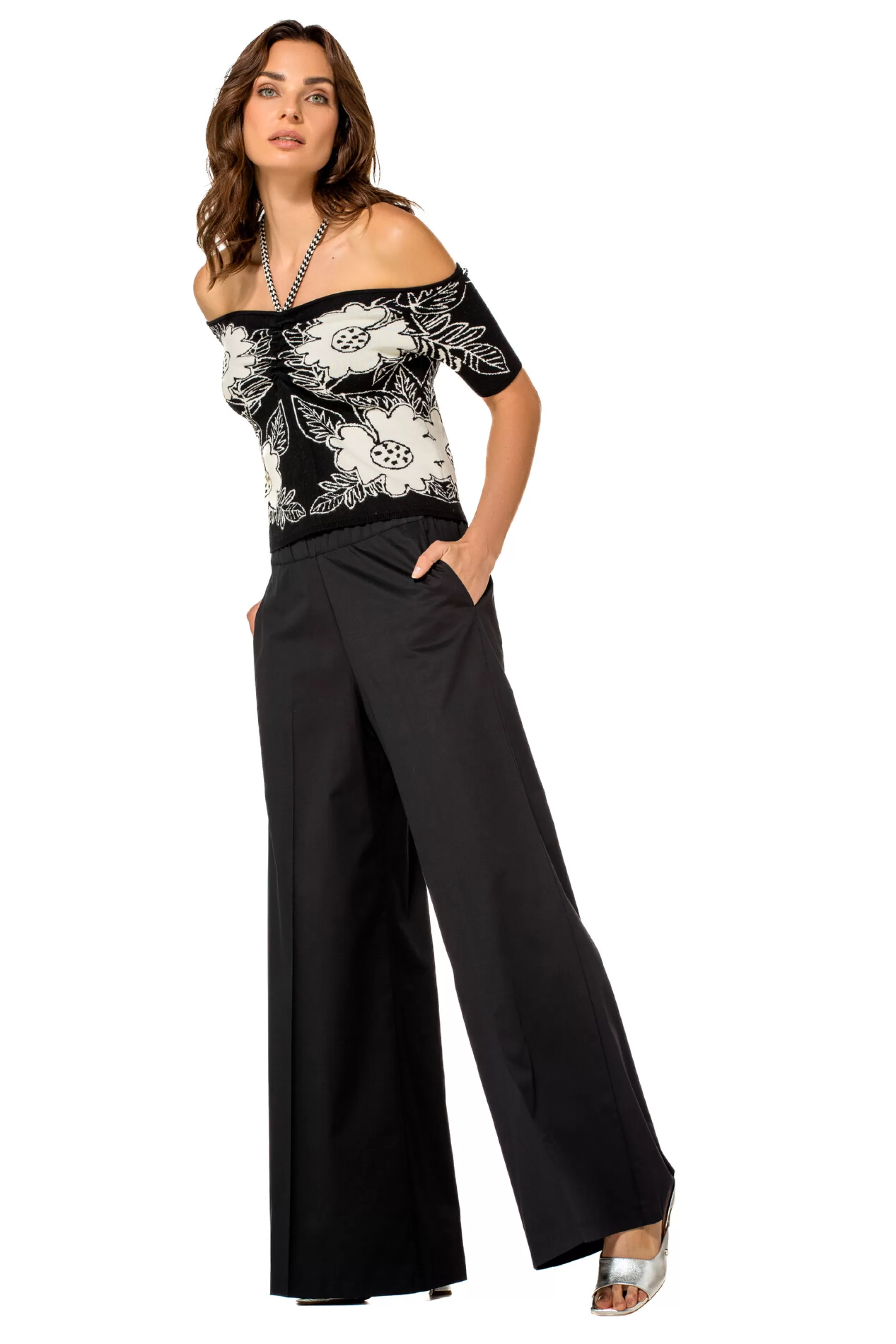 Caroline Biss Pulls*1268-19 / Comfortable Fantasy Top