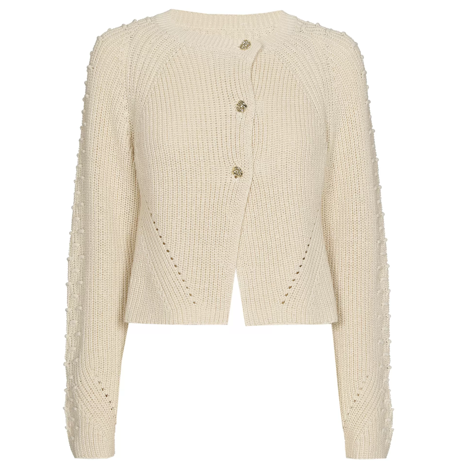 Caroline Biss Pulls*1281-34 / Chunky knitted bolero in cotton