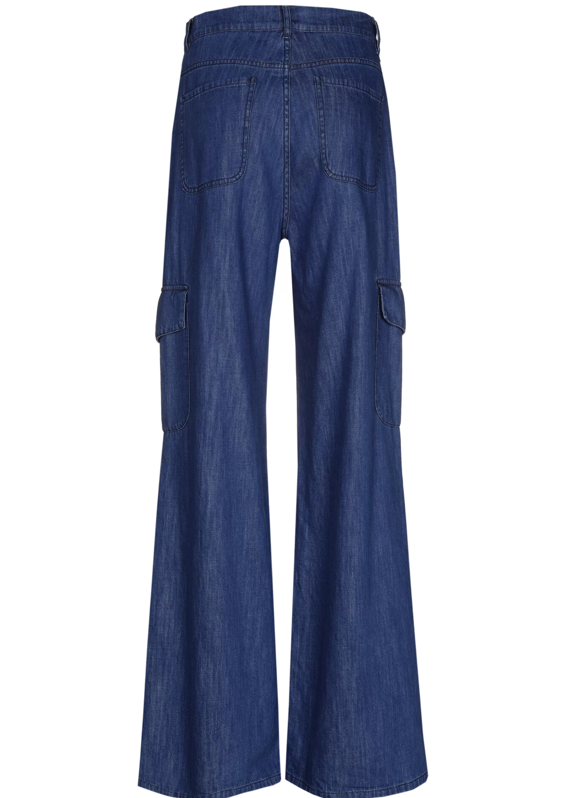 Caroline Biss Trousers*1512-24 / Flowing Cargo Jeans, Wide Leg, Normal Waist