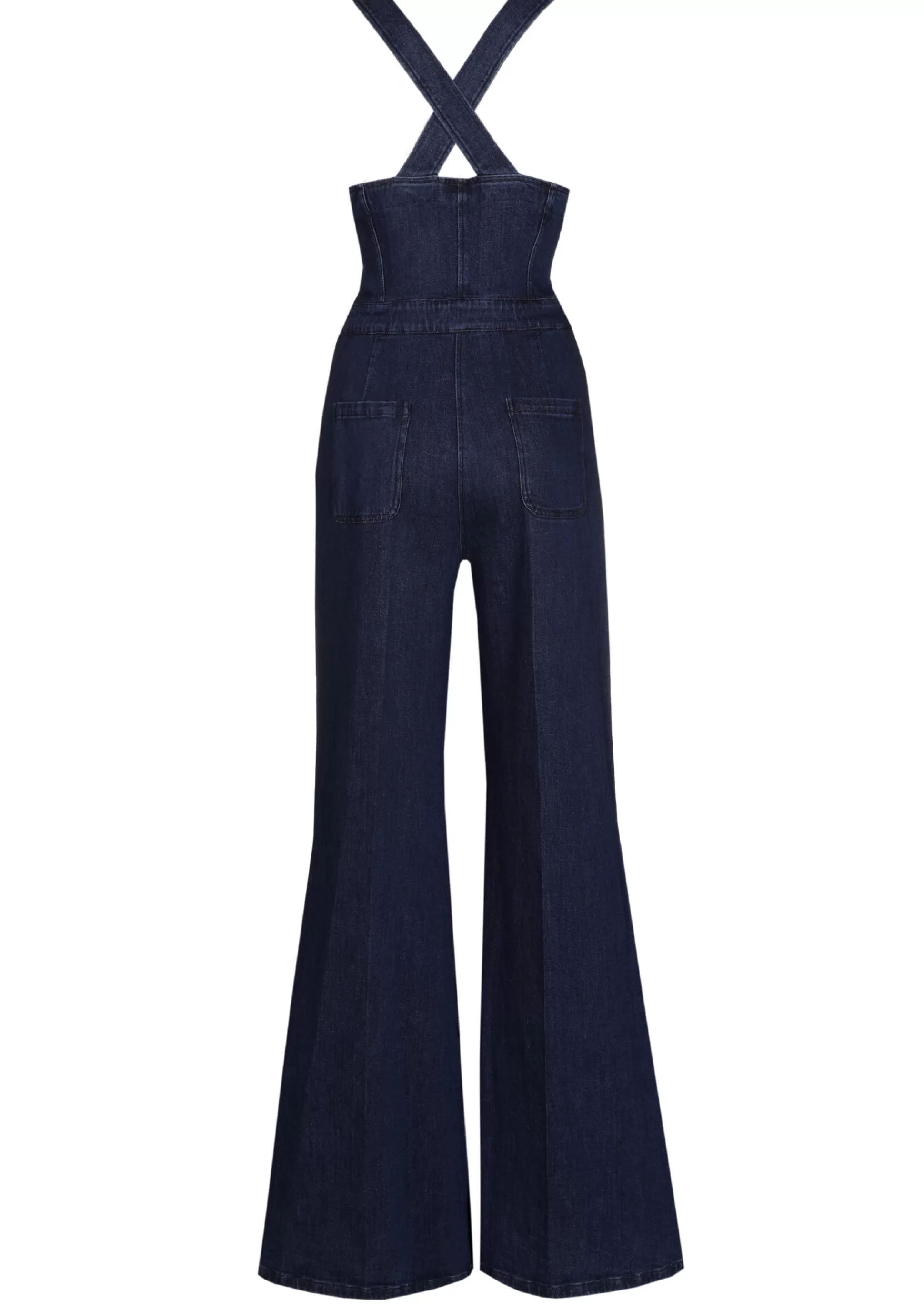 Caroline Biss Trousers*1514-23 / Comfortable Overalls In Jeans, Wide Leg