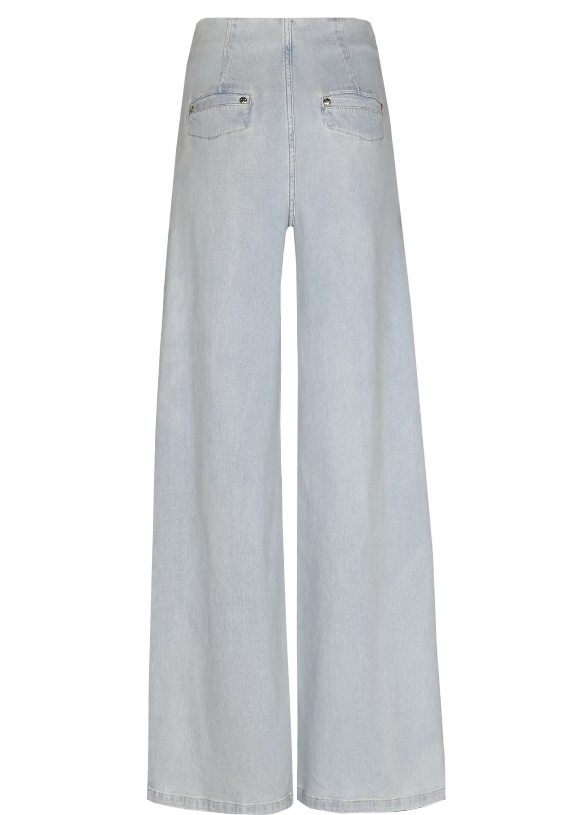 Caroline Biss Trousers*1525-25 / Flowing Jeans, Wide Leg, High Waist
