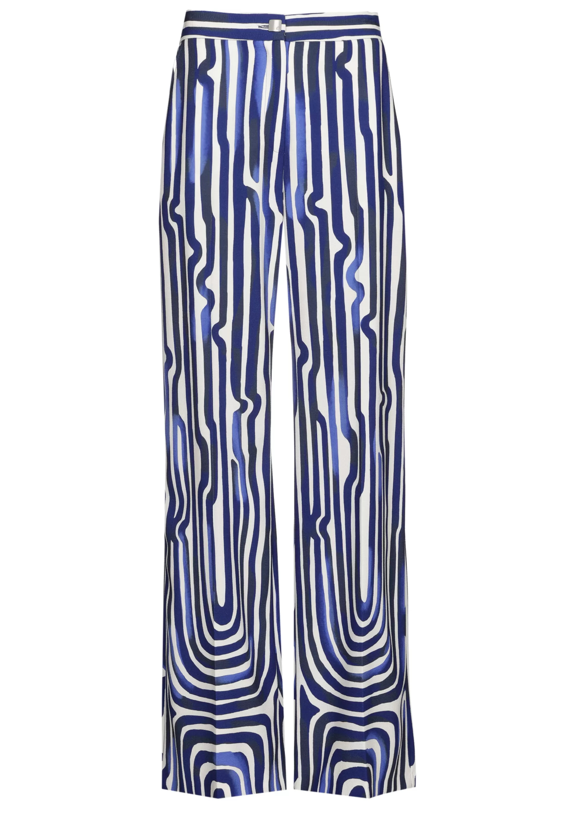 Caroline Biss Trousers*1534-29 / Comfortable Trousers, Straight Leg, Normal Waist