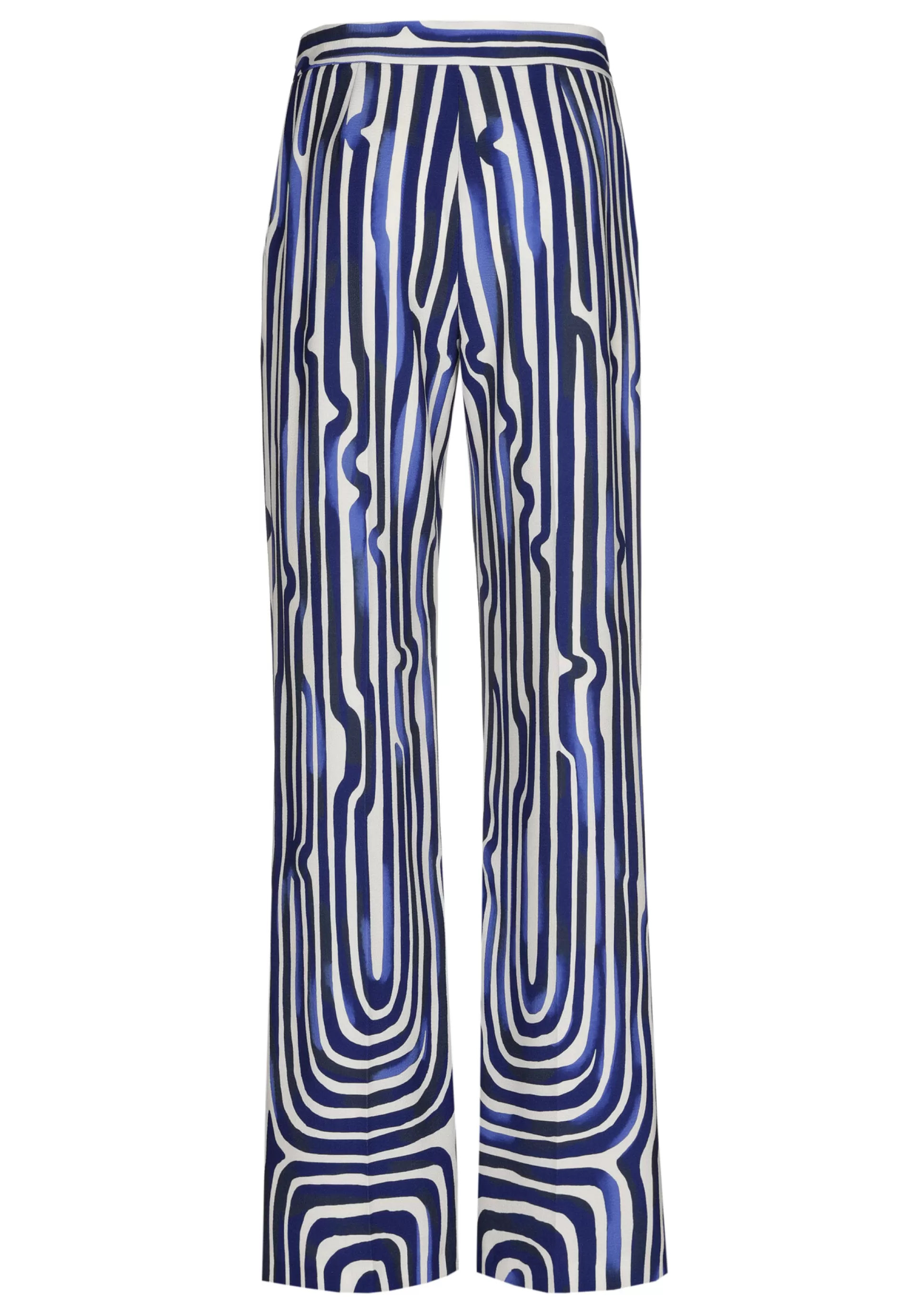 Caroline Biss Trousers*1534-29 / Comfortable Trousers, Straight Leg, Normal Waist