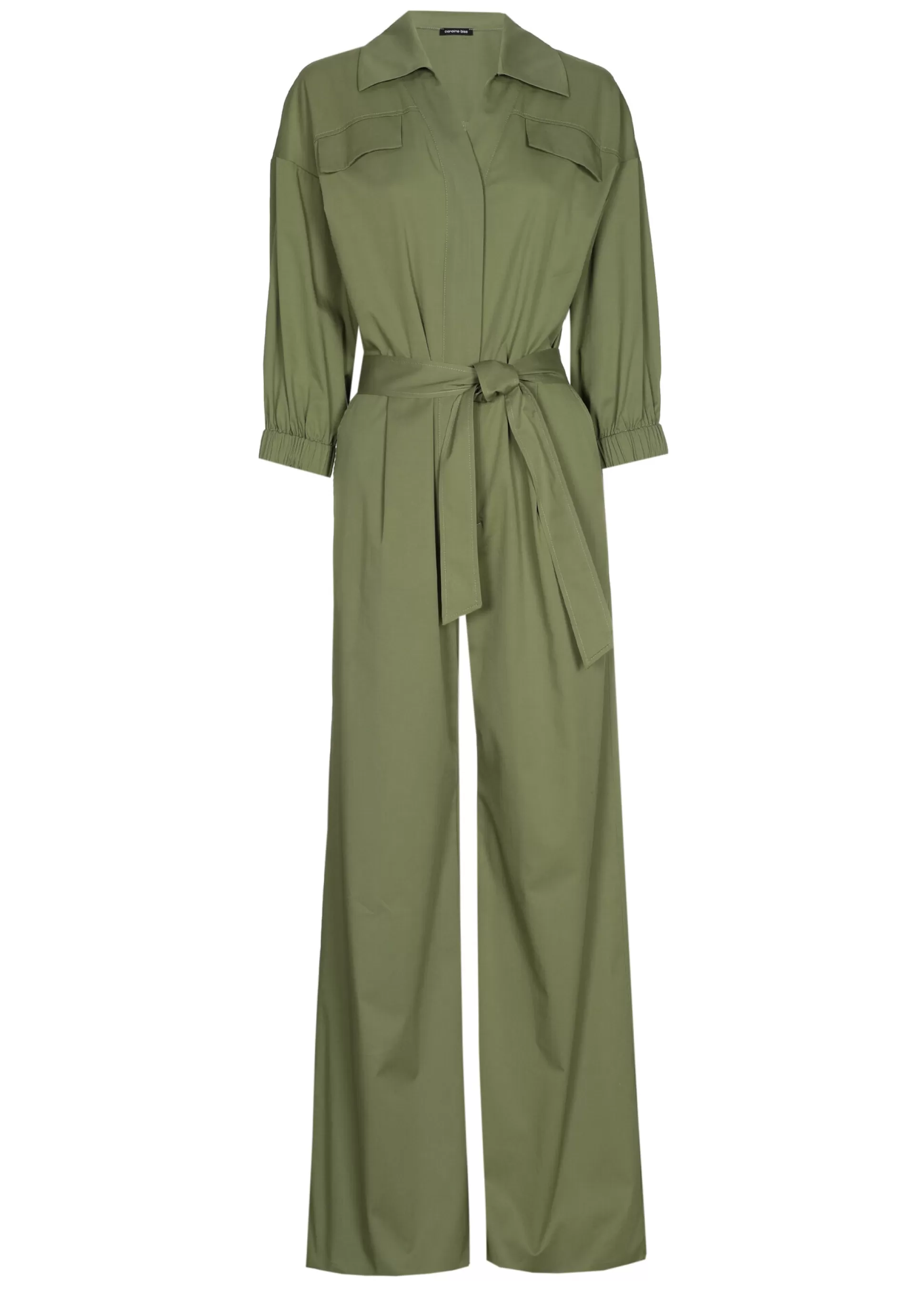 Caroline Biss Trousers*1568-60 / Comfortable Jumpsuit In Cotton, Wide Leg