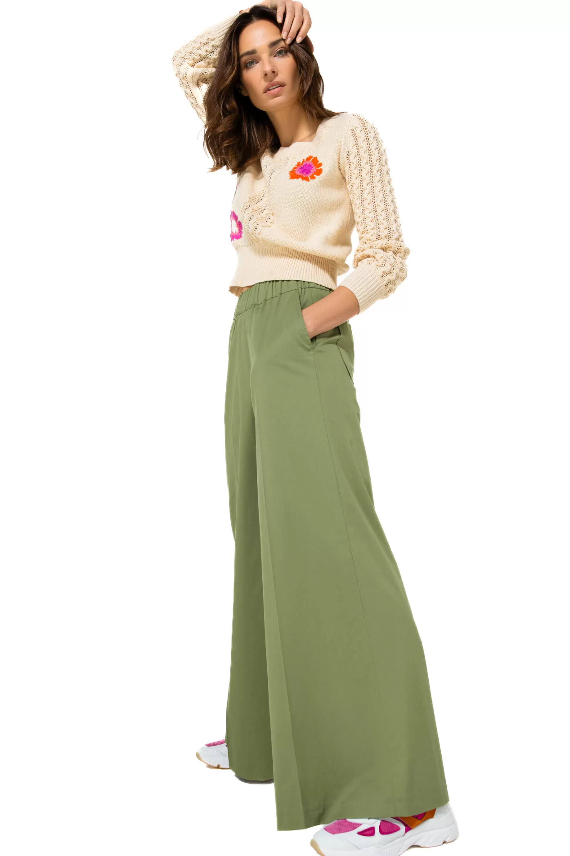 Caroline Biss Trousers*1569-60 / Comfortable wide trousers in cotton, normal waist