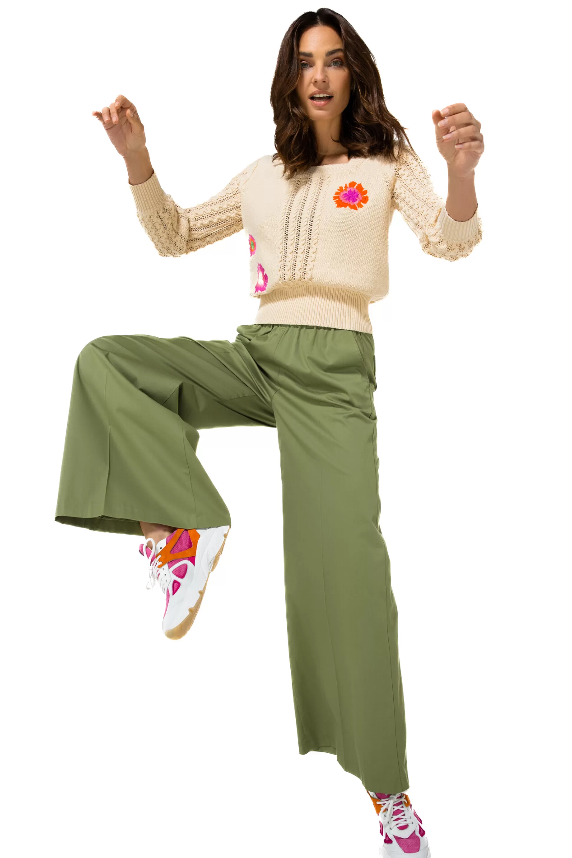 Caroline Biss Trousers*1569-60 / Comfortable wide trousers in cotton, normal waist