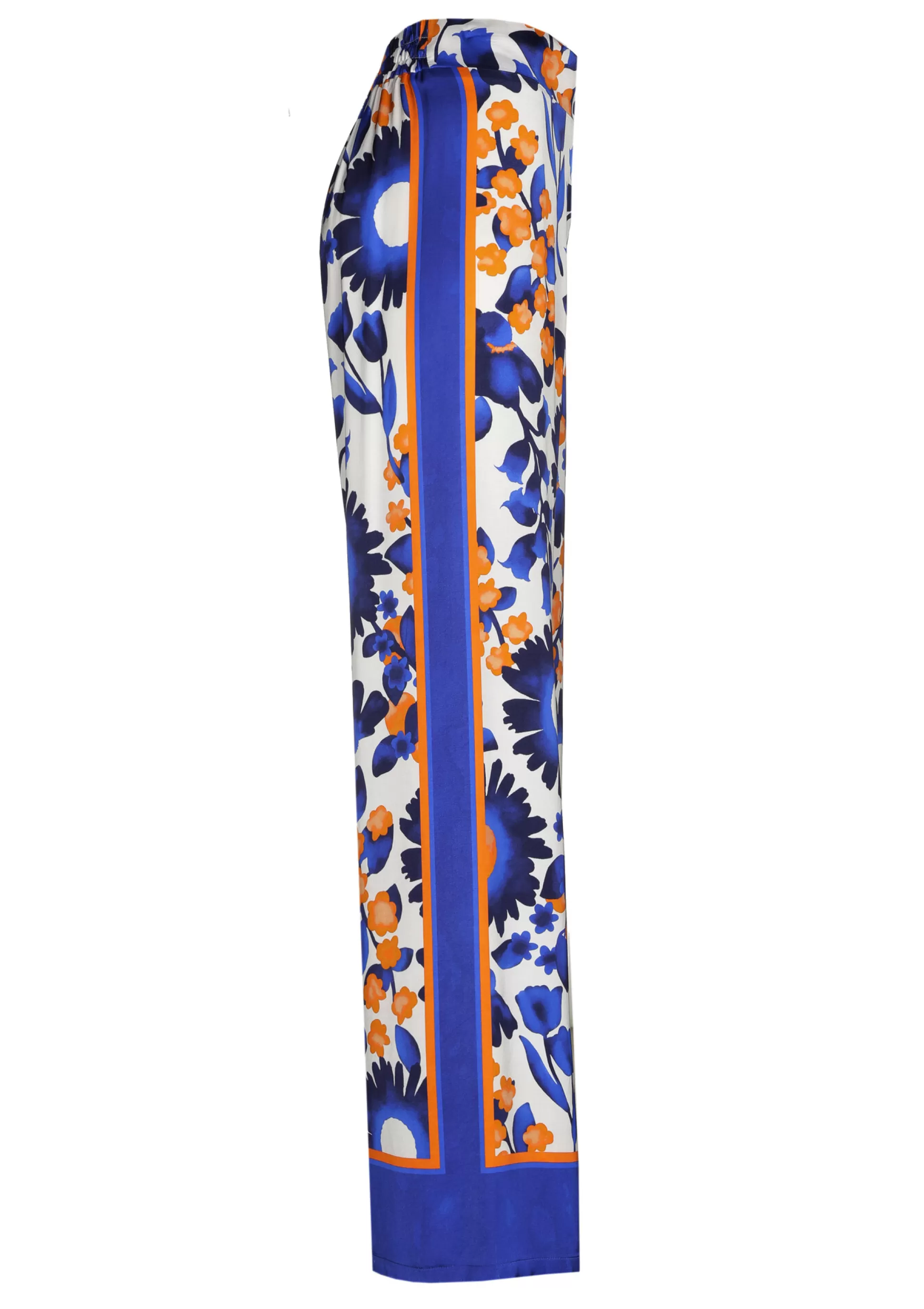 Caroline Biss Trousers*1571-29 / Flowing Trousers, Straight Leg, Normal Waist