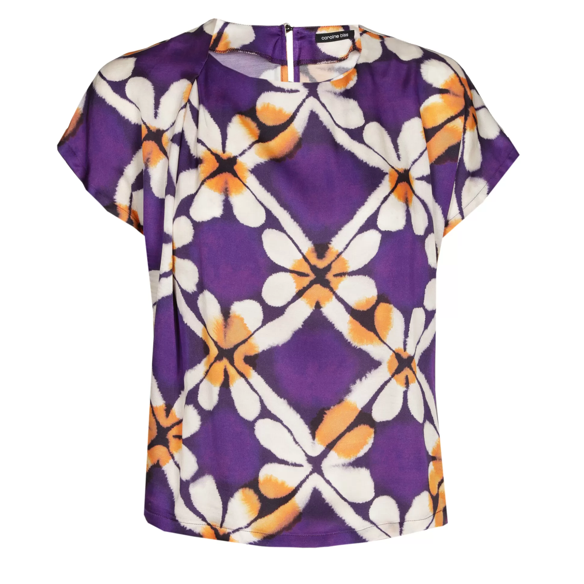 Caroline Biss Tops*1600-45 / Short Straight Flowing Top
