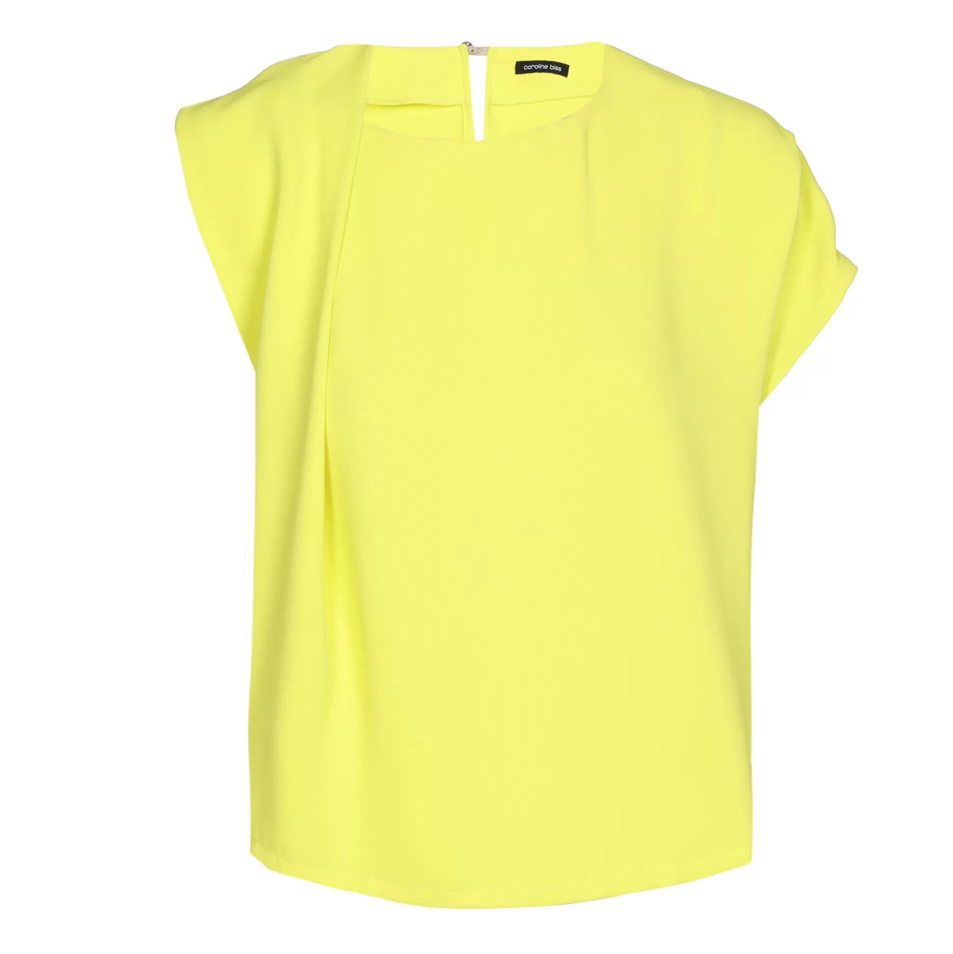 Caroline Biss Tops*1621-80 / Flowing Asymmetrical Short Top