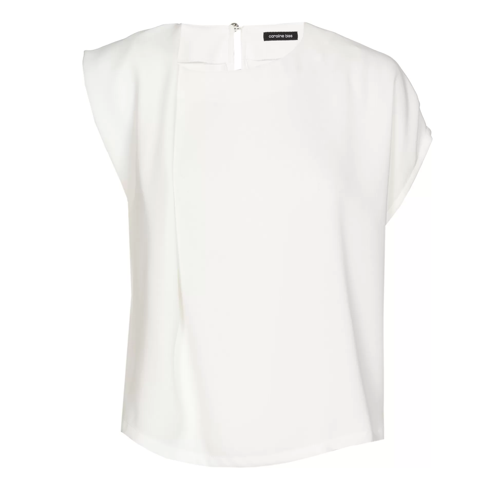 Caroline Biss Tops*1621-91 / Flowing Asymmetrical Short Top