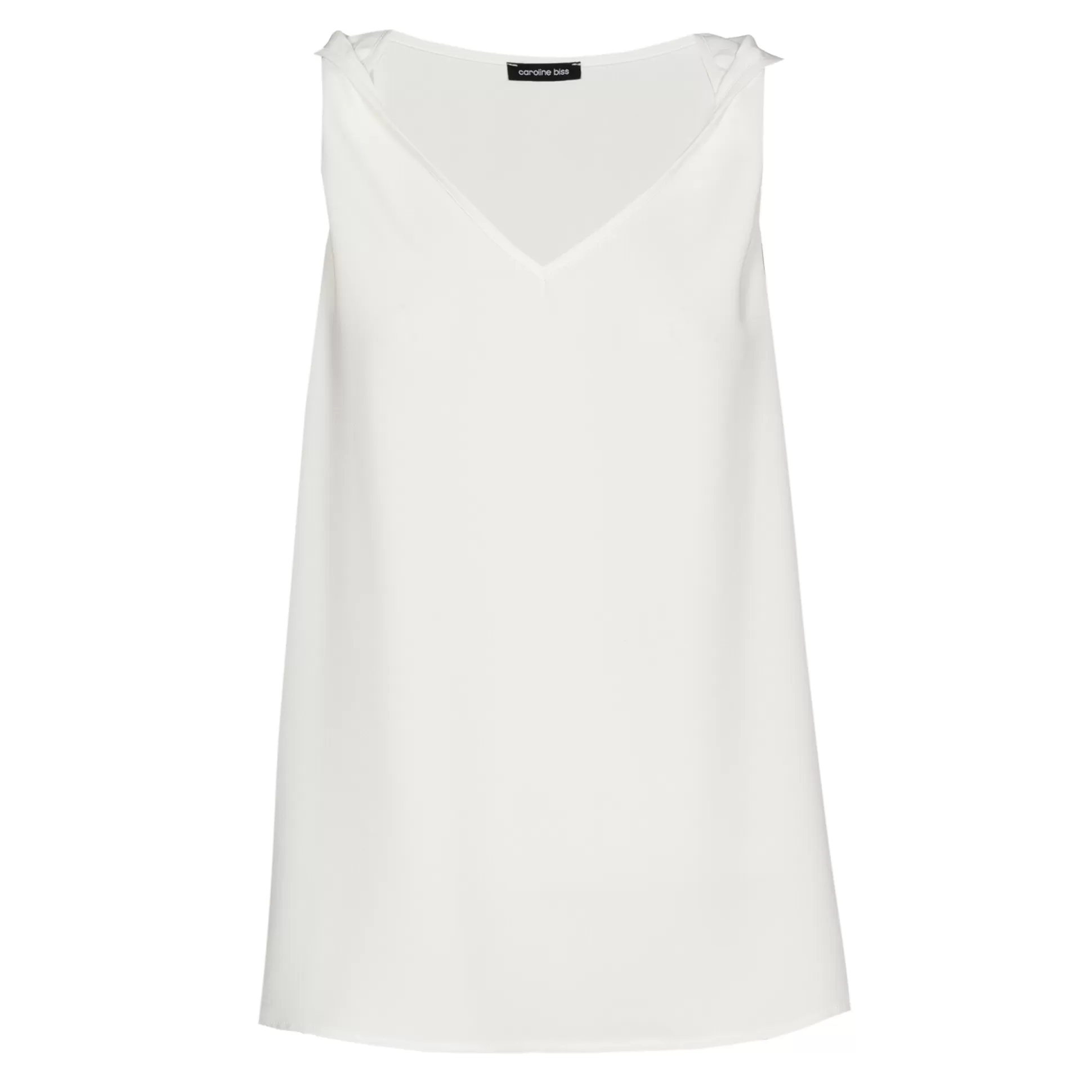 Caroline Biss Tops*1622-91 / Loose Straight Top With Shoulder Effect