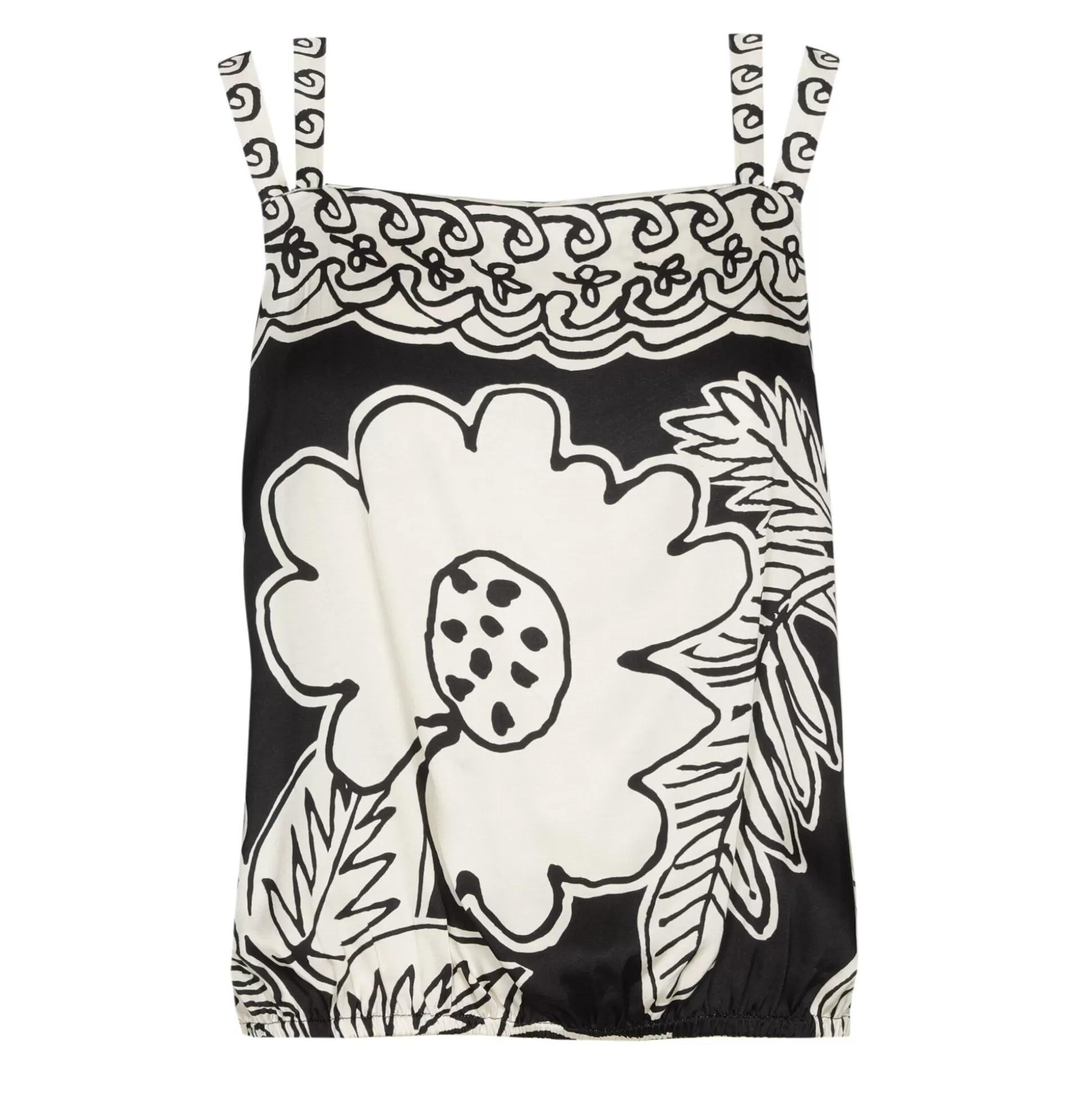 Caroline Biss Tops*1661-19 / Flowing Short Top