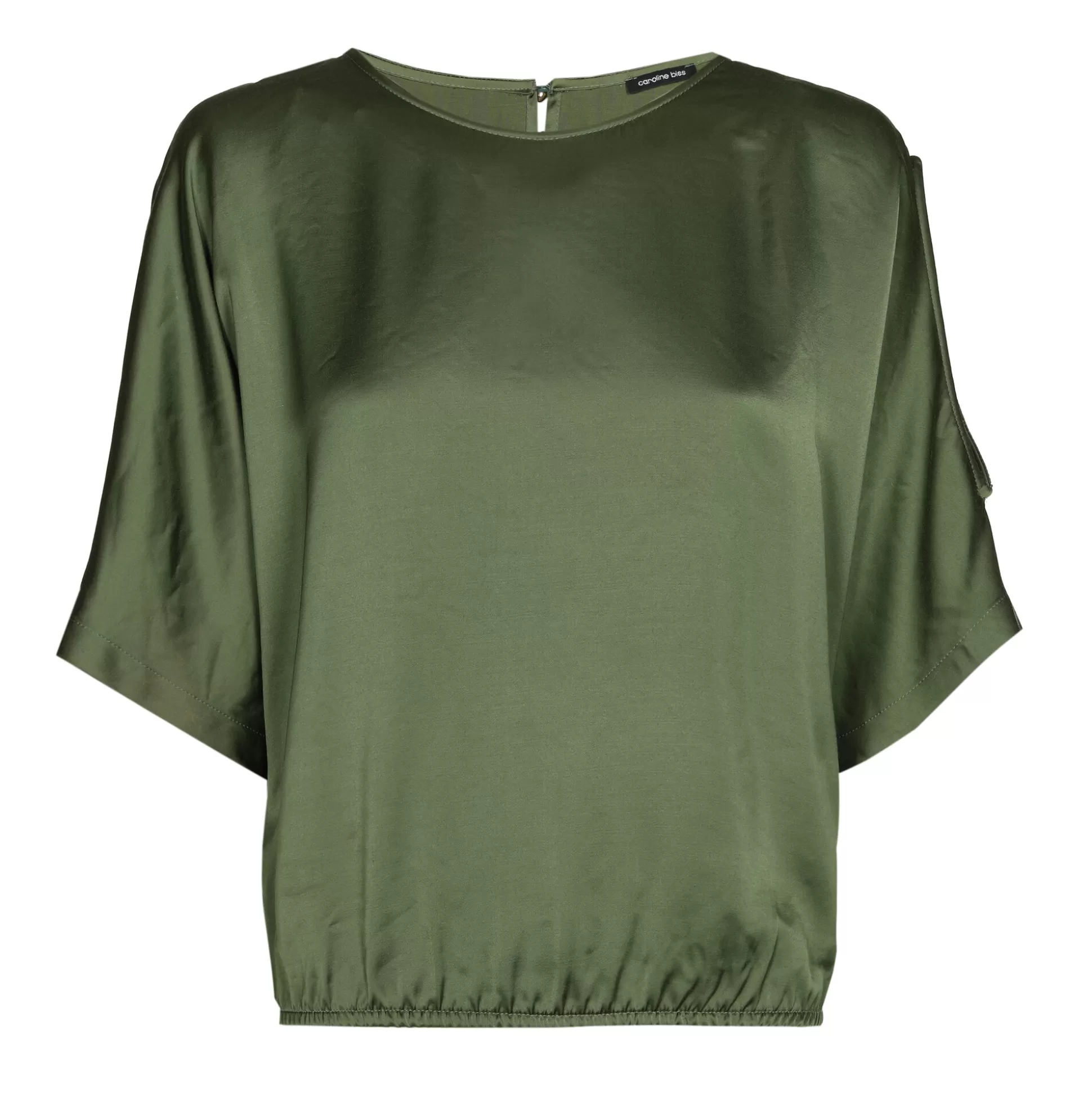 Caroline Biss Tops*1667-61 / Short Asymmetric Flowing Top