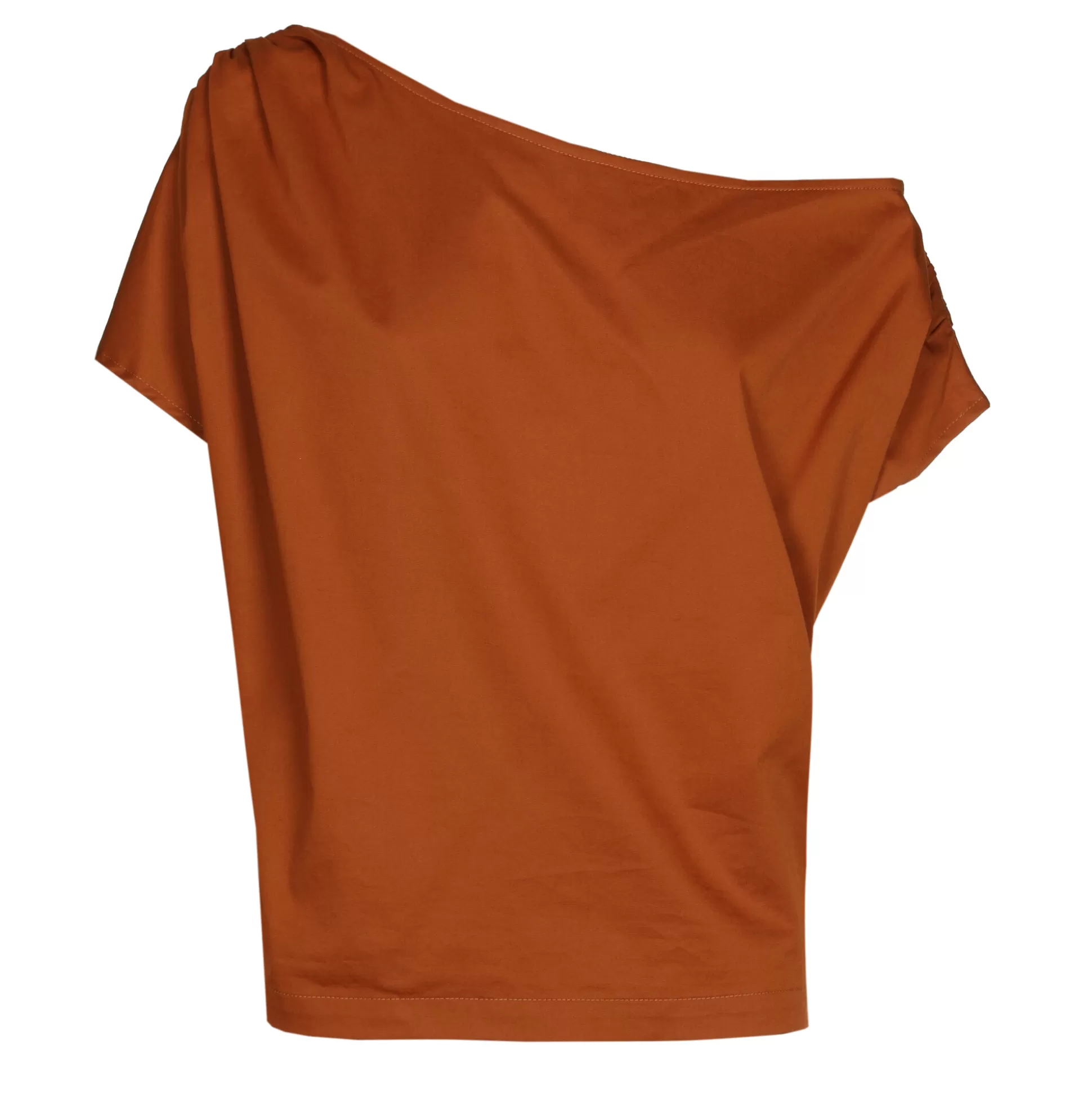 Caroline Biss Tops*1668-35 / Asymmetrical Comfortable Top In Cotton