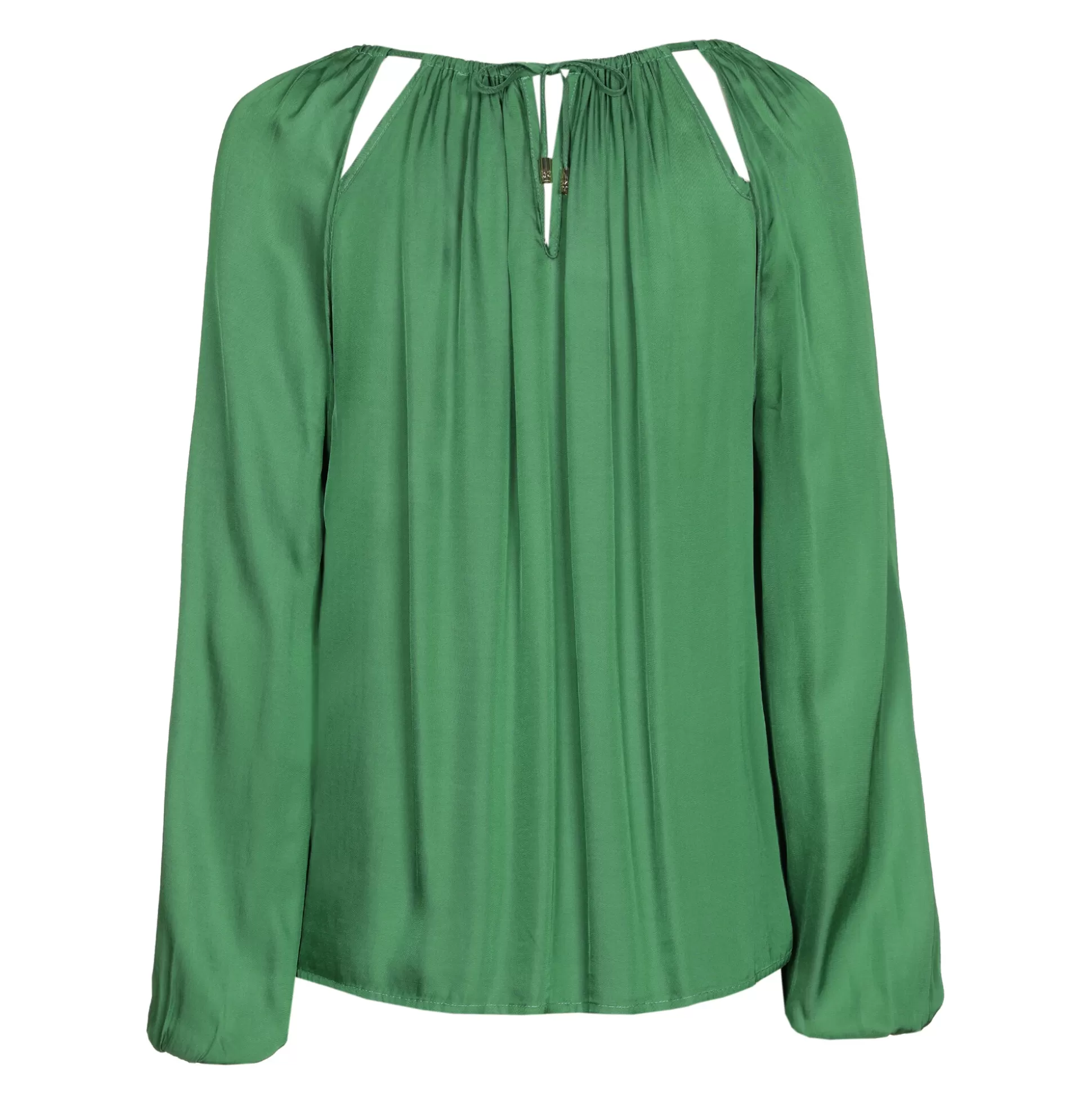 Caroline Biss Tops*1687-62 / Flowing straight blouse with decollete effect