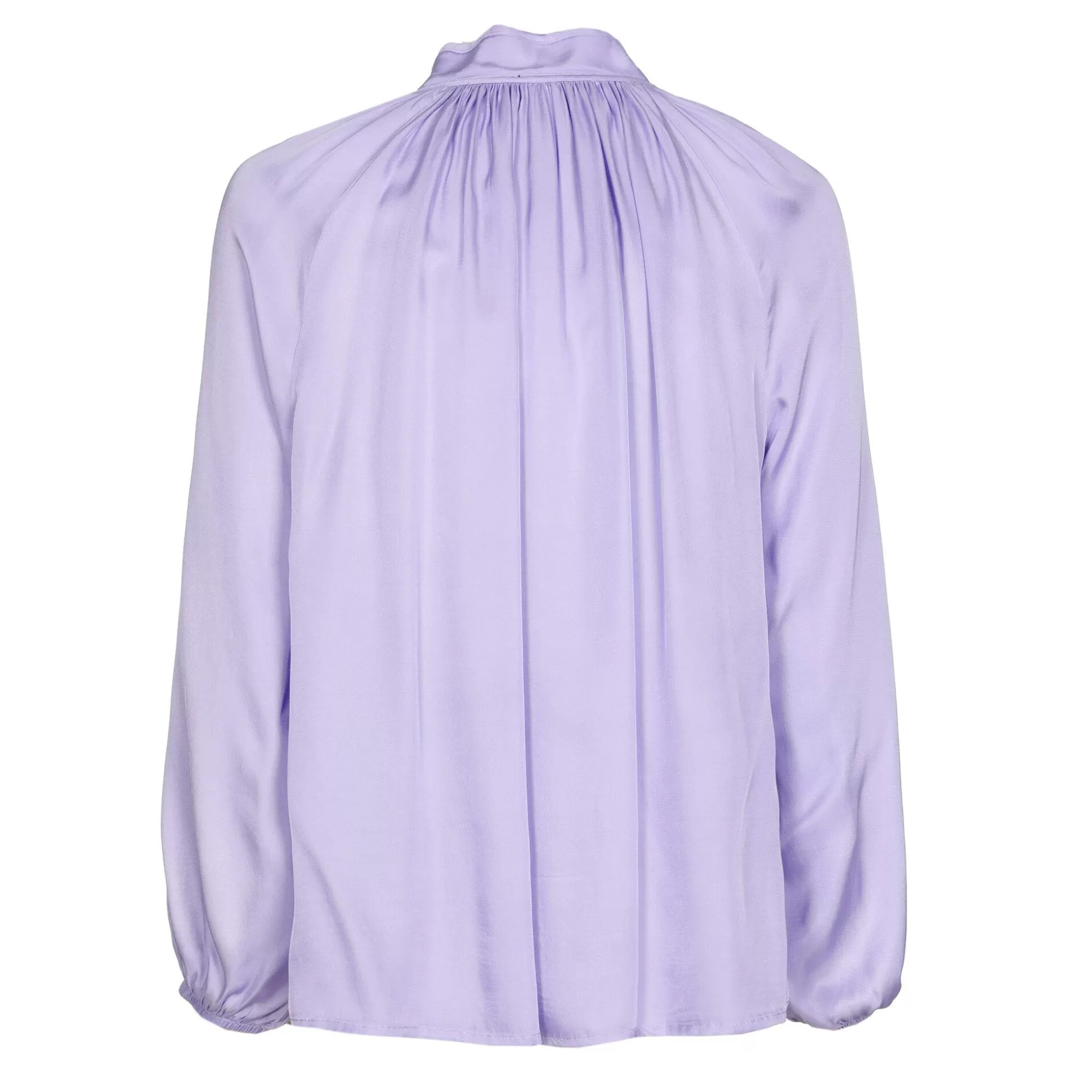 Caroline Biss Tops*1689-46 / Flowing Straight Shiny Blouse