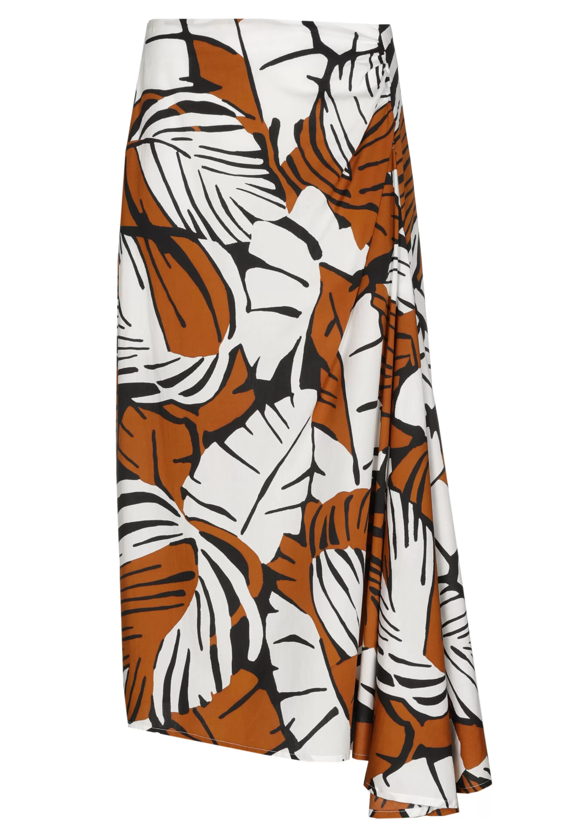 Caroline Biss Skirts*1701-39 / Asymmetrical Skirt In Cotton