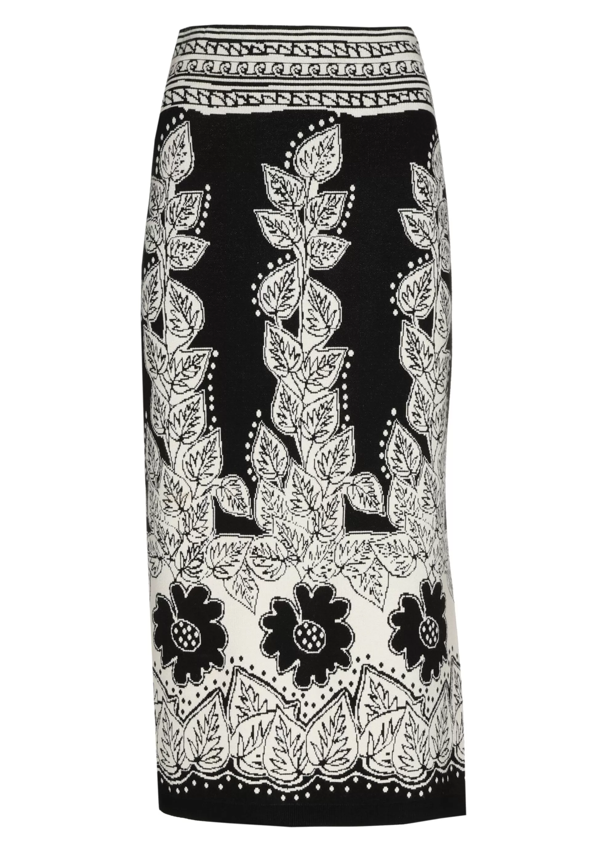 Caroline Biss Skirts*1769-19 / Straight Comfortable Skirt In Tricot