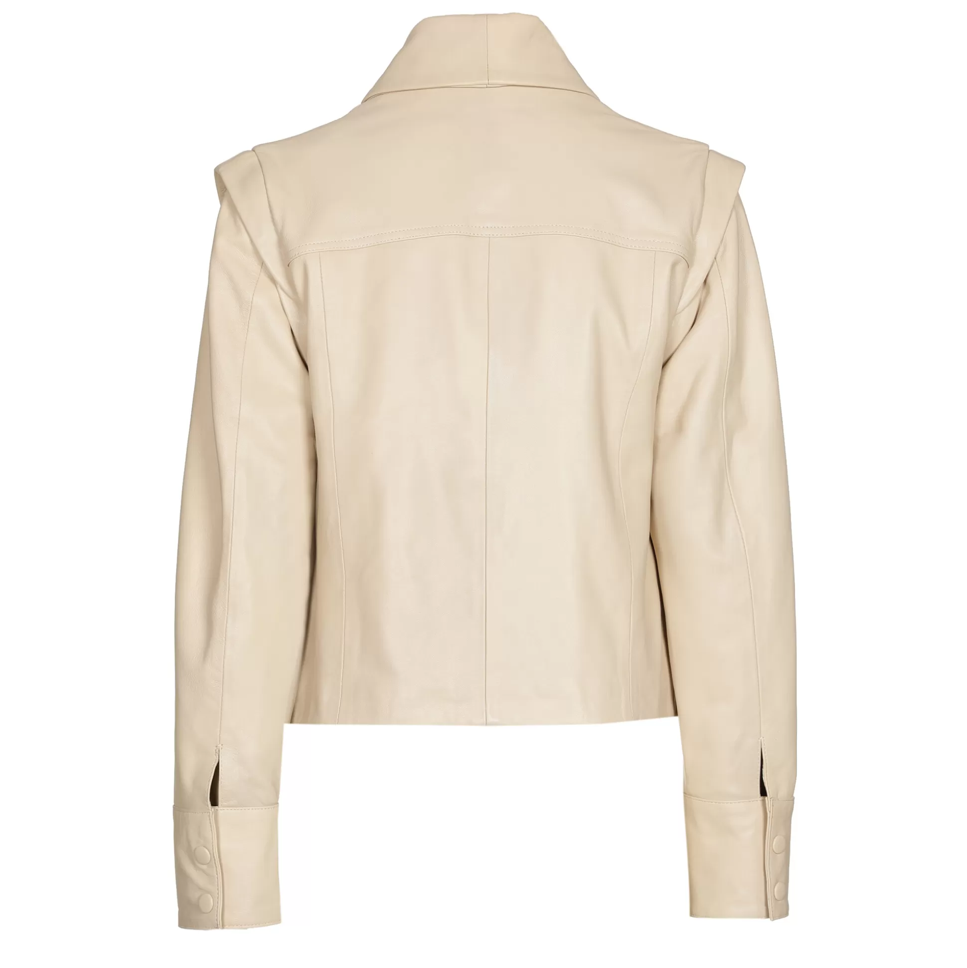Caroline Biss Cardigans*1800-33 / Leather Vest With Removable Sleeve