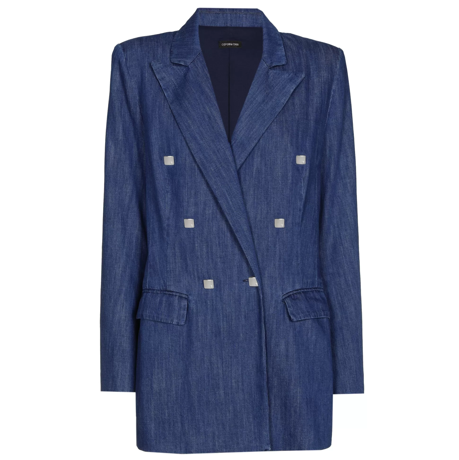 Caroline Biss Cardigans*1816-24 / Light Fit Long Supple Jeans Blazer