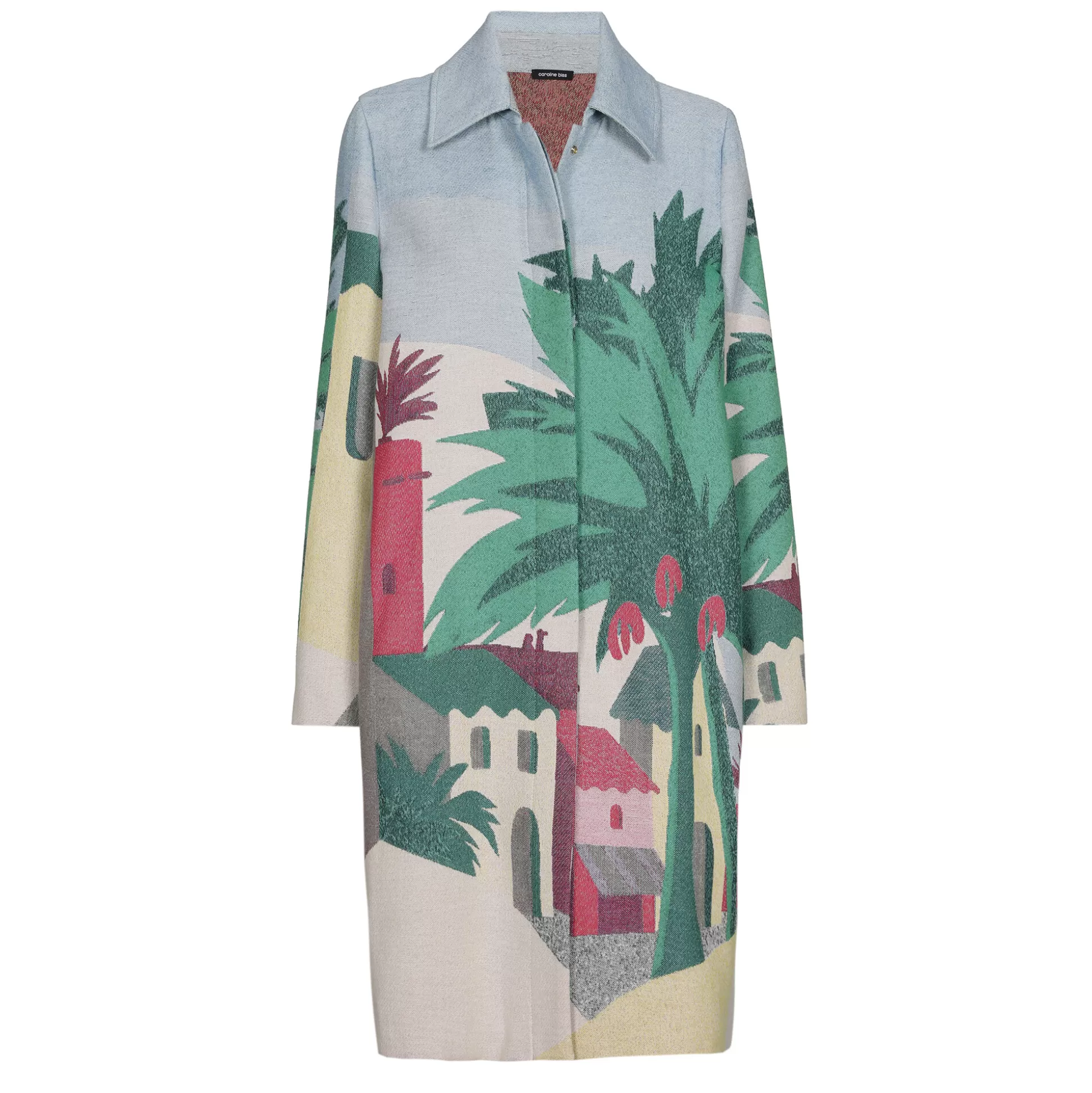 Caroline Biss Cardigans*1852-69 / Straight-fitting Mid-length Jacket Blazer