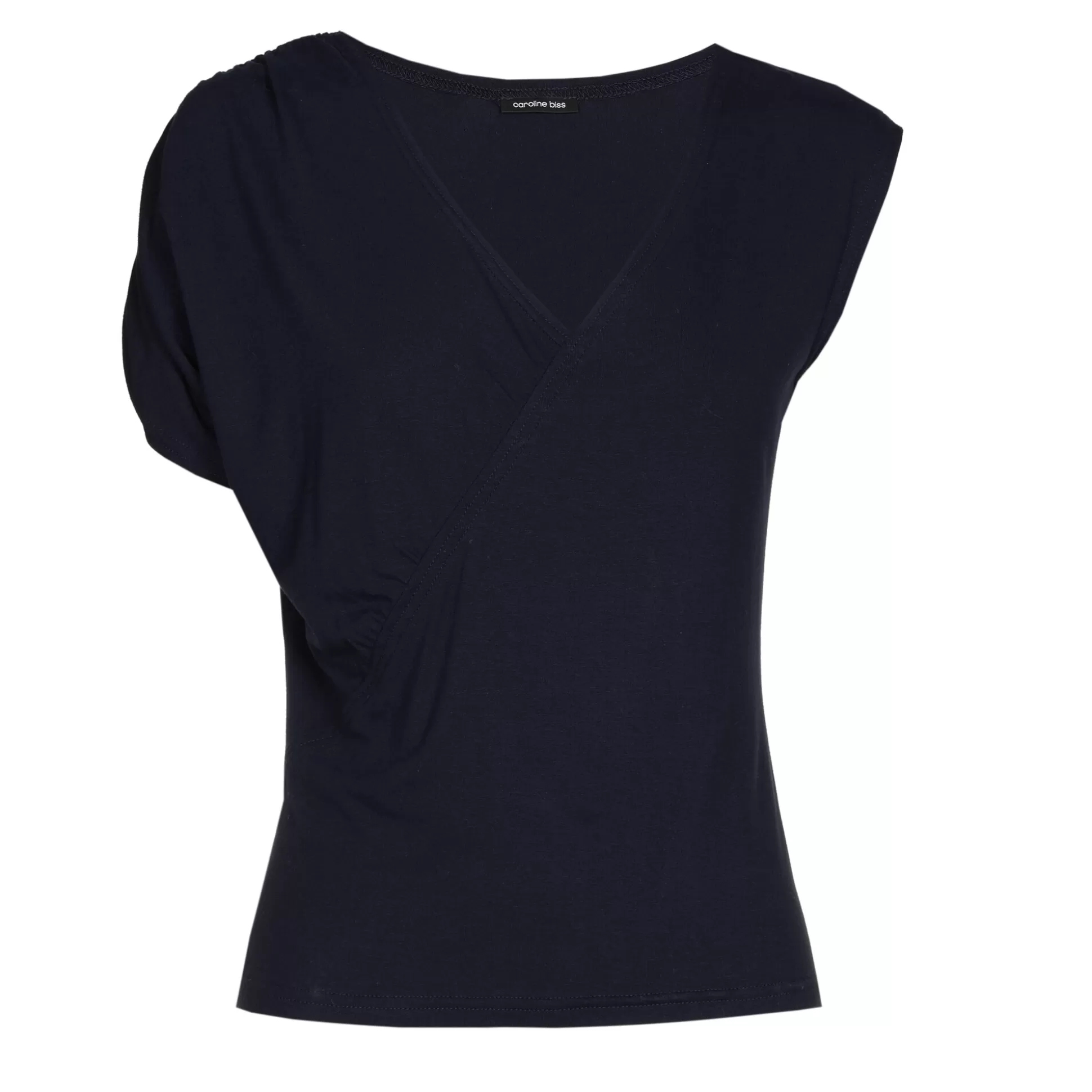 Caroline Biss Tops*1901-21 / Asymmetric T-Shirt In Jersey