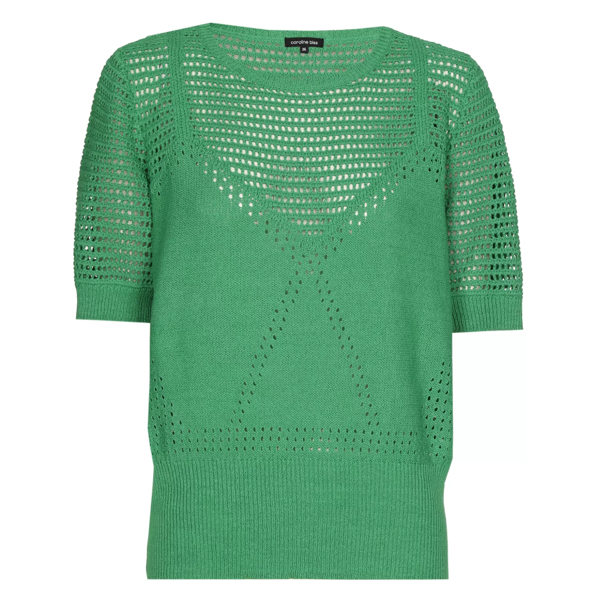 Caroline Biss Pulls*3212-61 / Semi-Transparent Knitted Pullover