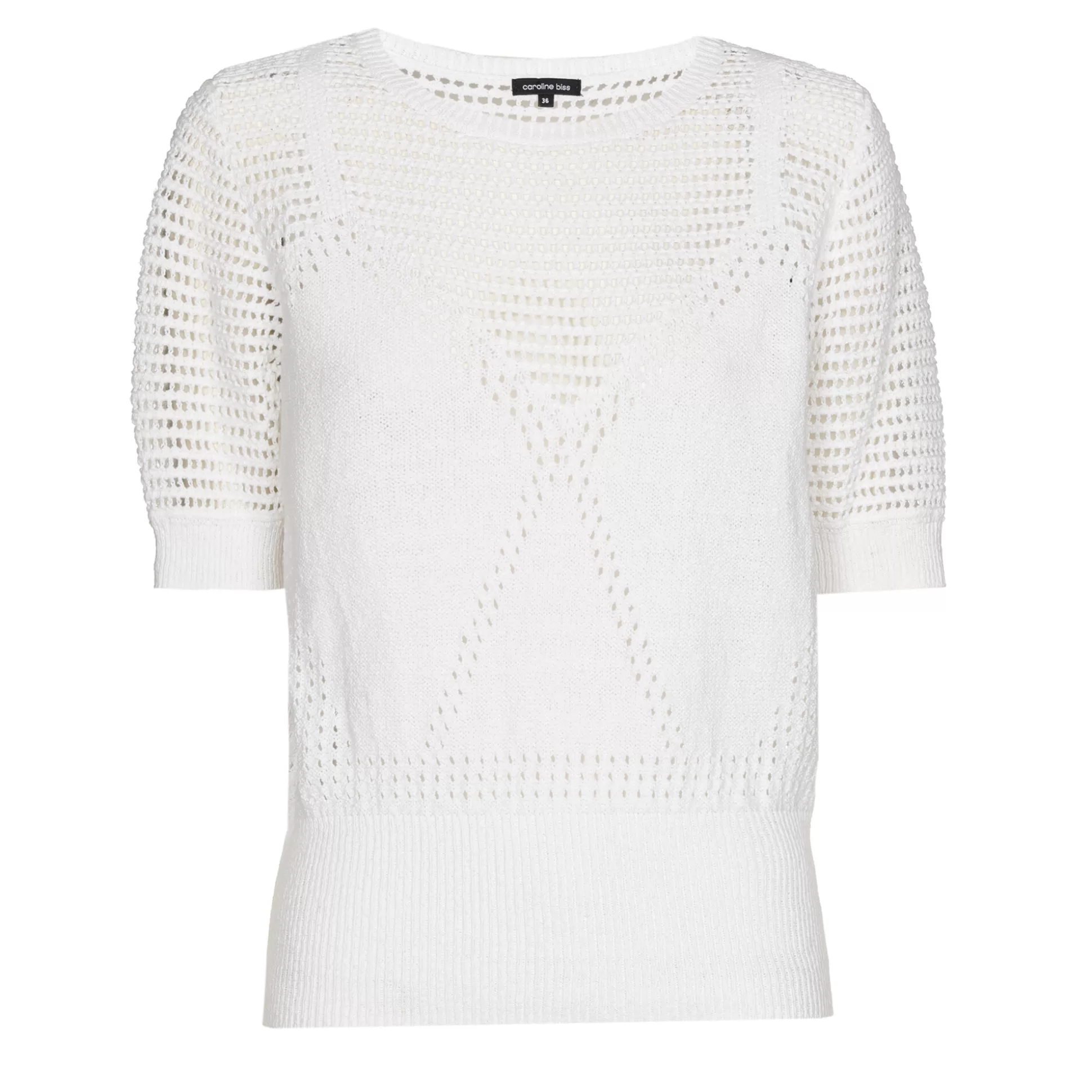 Caroline Biss Pulls*3212-90 / Semi-Transparent Knitted Pullover