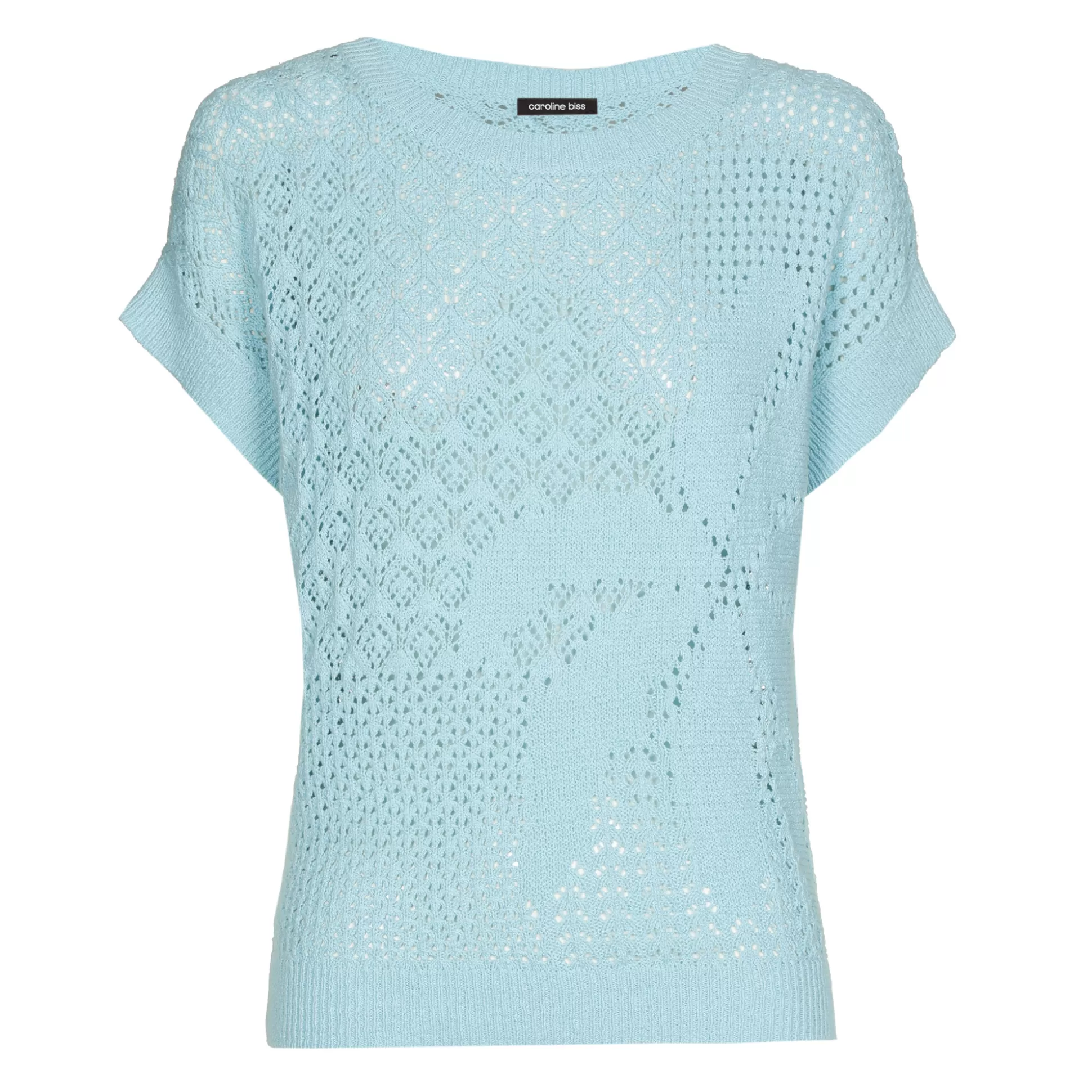 Caroline Biss Pulls*3215-62 / Semi-Transparent Knitted Pullover