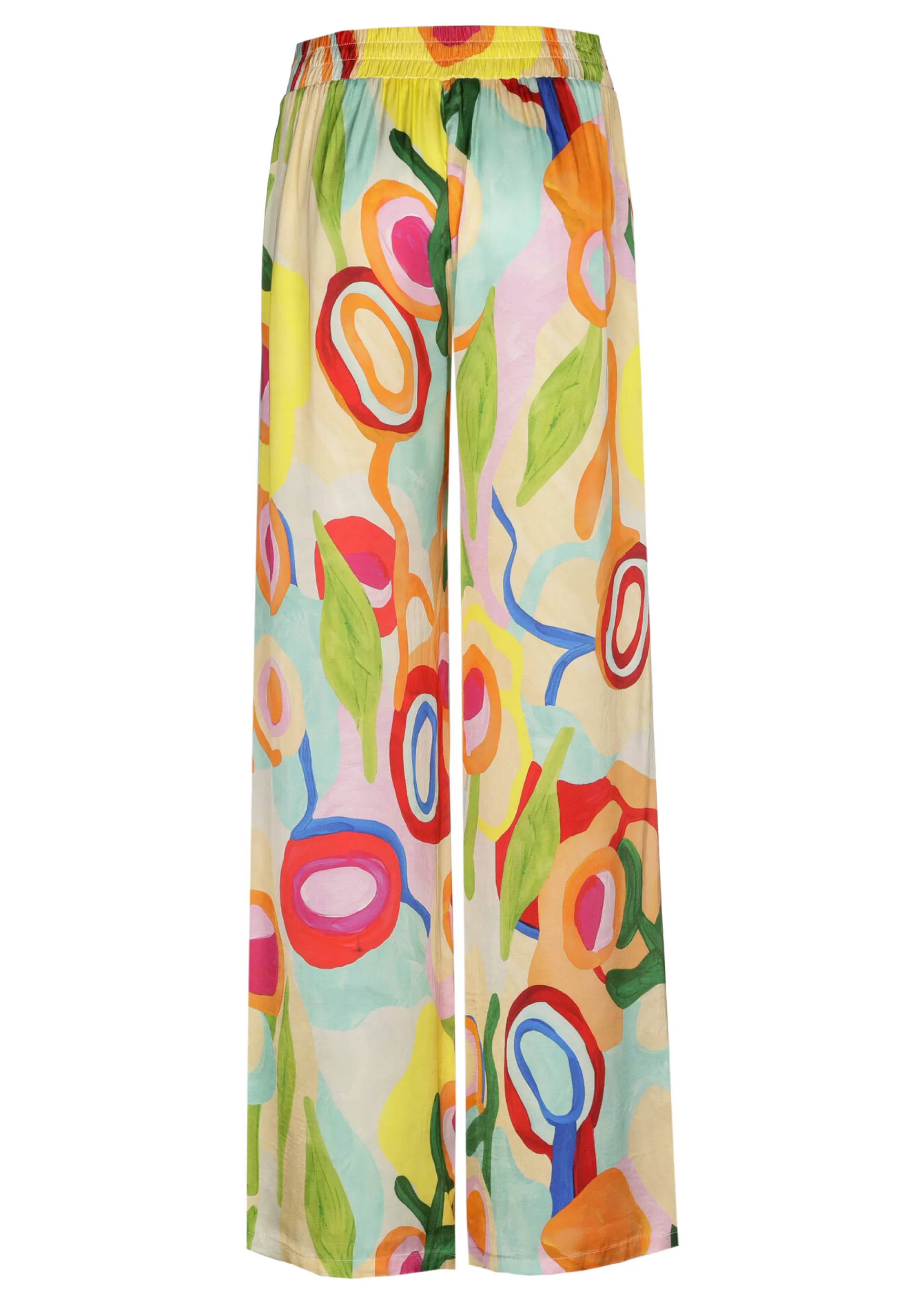 Caroline Biss Trousers*3566-79 / Frivolous Flowing Straight Trousers, Normal Waist