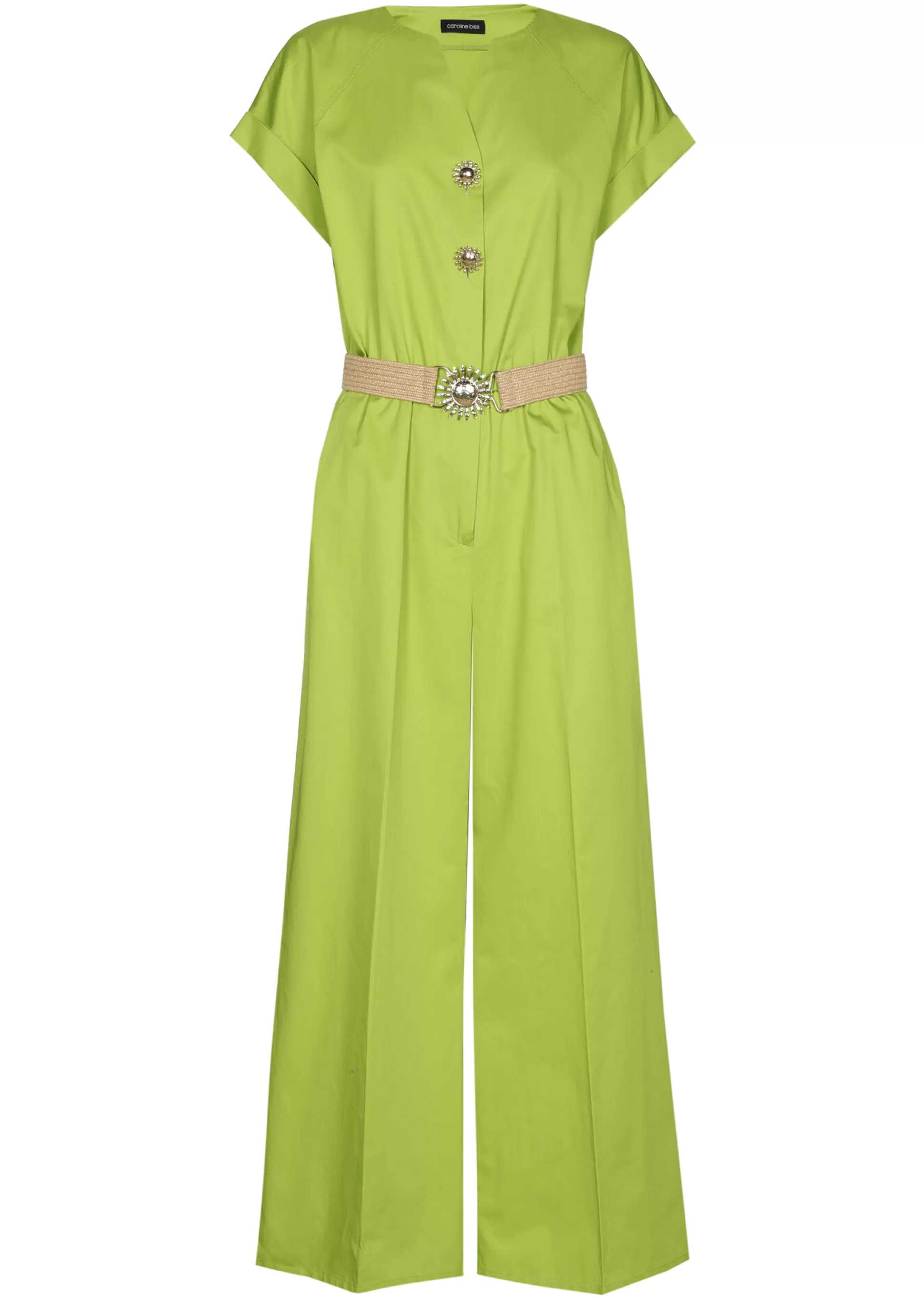 Caroline Biss Trousers*3567-60 / Comfortable 7/8 Jumpsuit