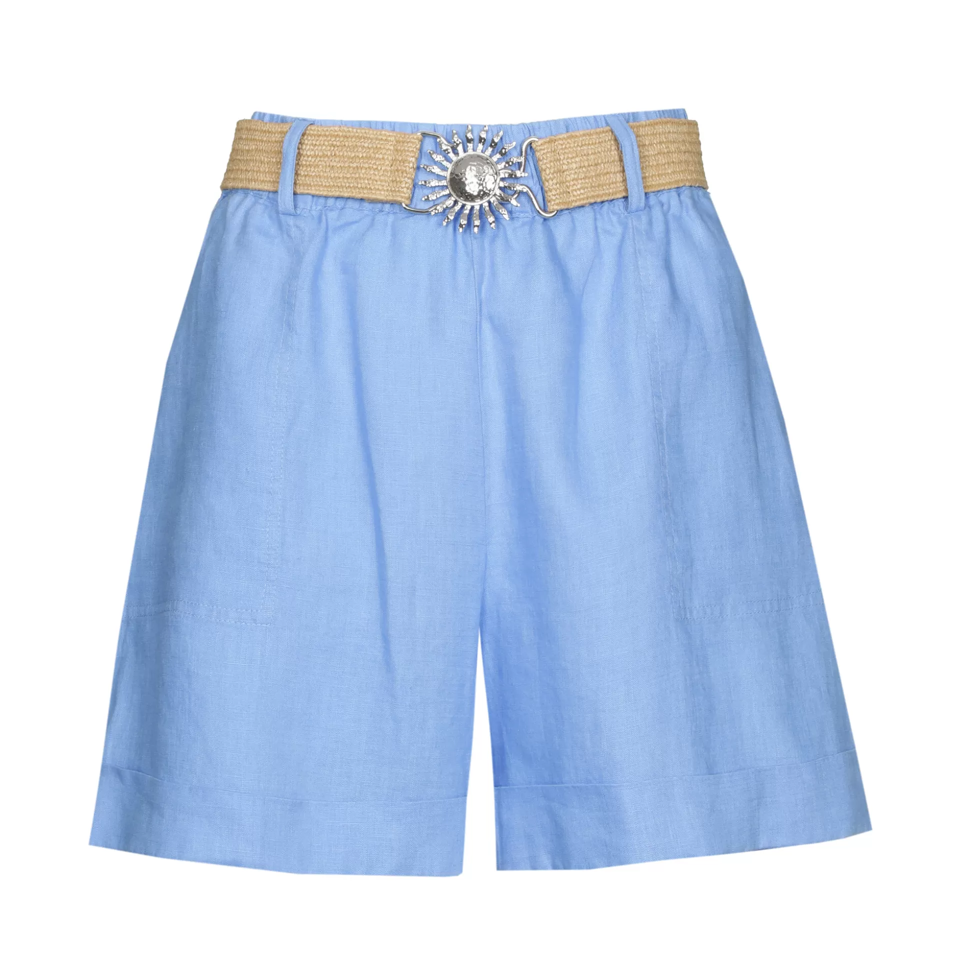 Caroline Biss Trousers*3568-24 / Linen Short, Normal Waist