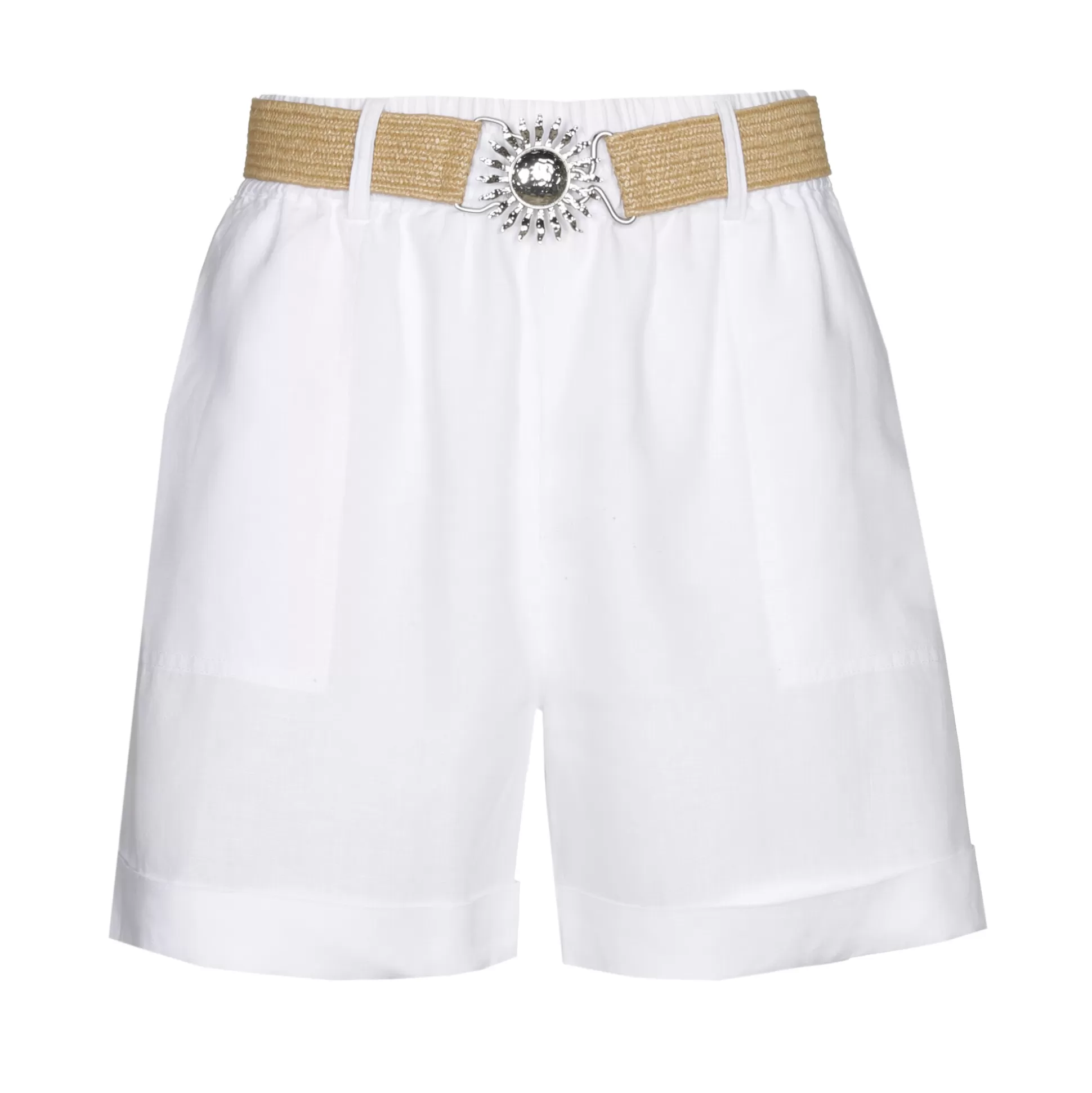 Caroline Biss Trousers*3568-90 / Linen Short, Normal Waist