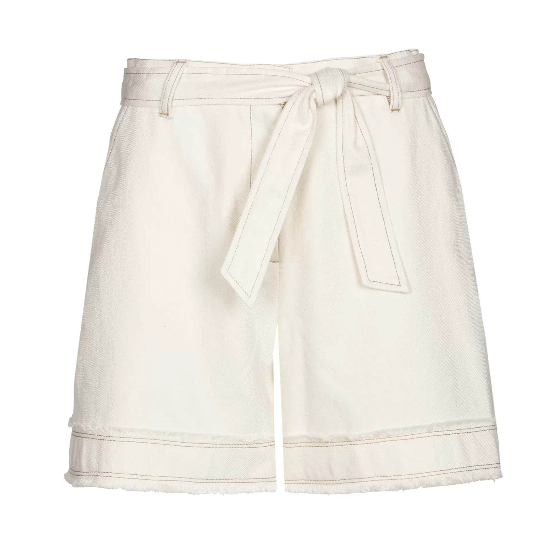 Caroline Biss Trousers*3579-93 / Comfortable Cotton Shorts, High Waist