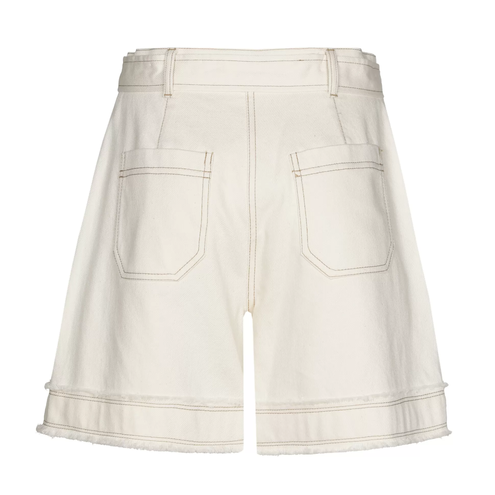 Caroline Biss Trousers*3579-93 / Comfortable Cotton Shorts, High Waist