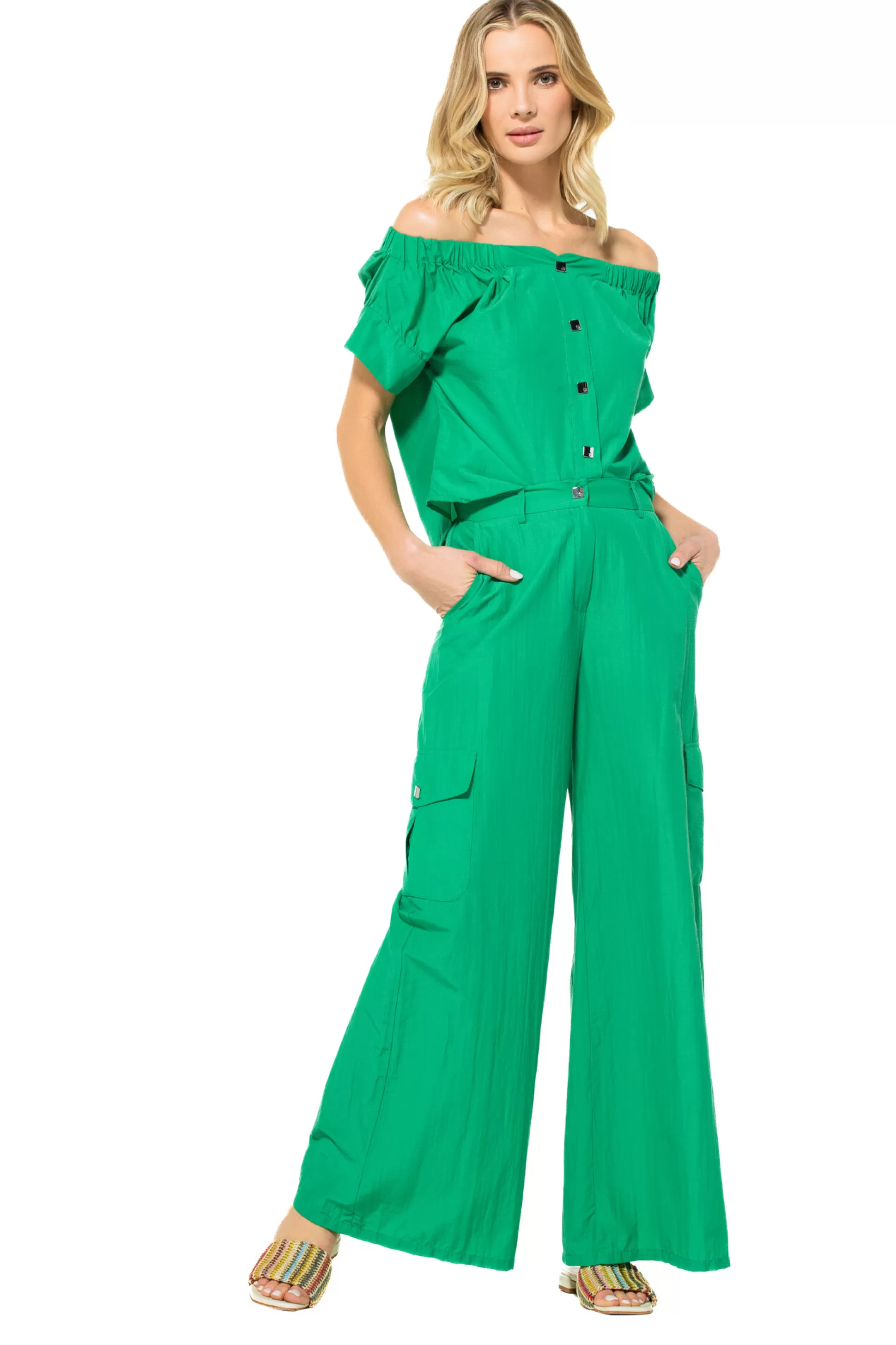 Caroline Biss Tops*3654-61 / Comfortable Off-Shoulder Top