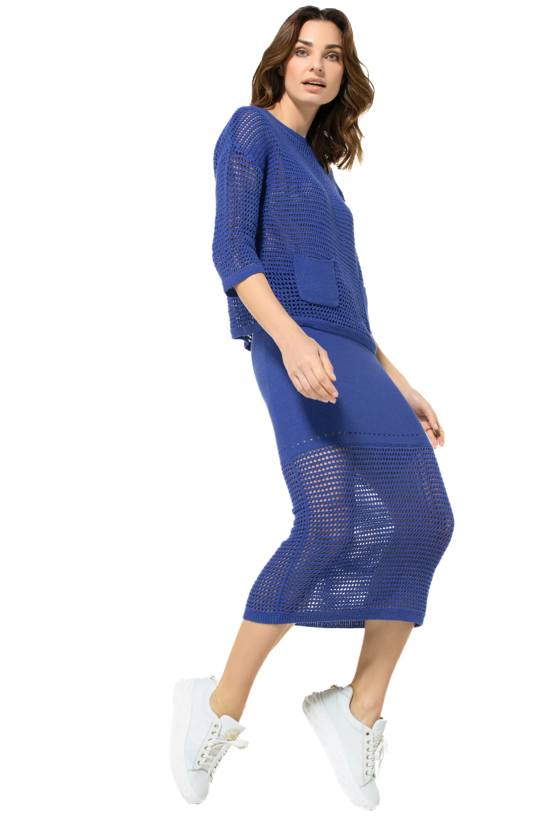 Caroline Biss Skirts*3714-26 / Midi Skirt In Knitwear