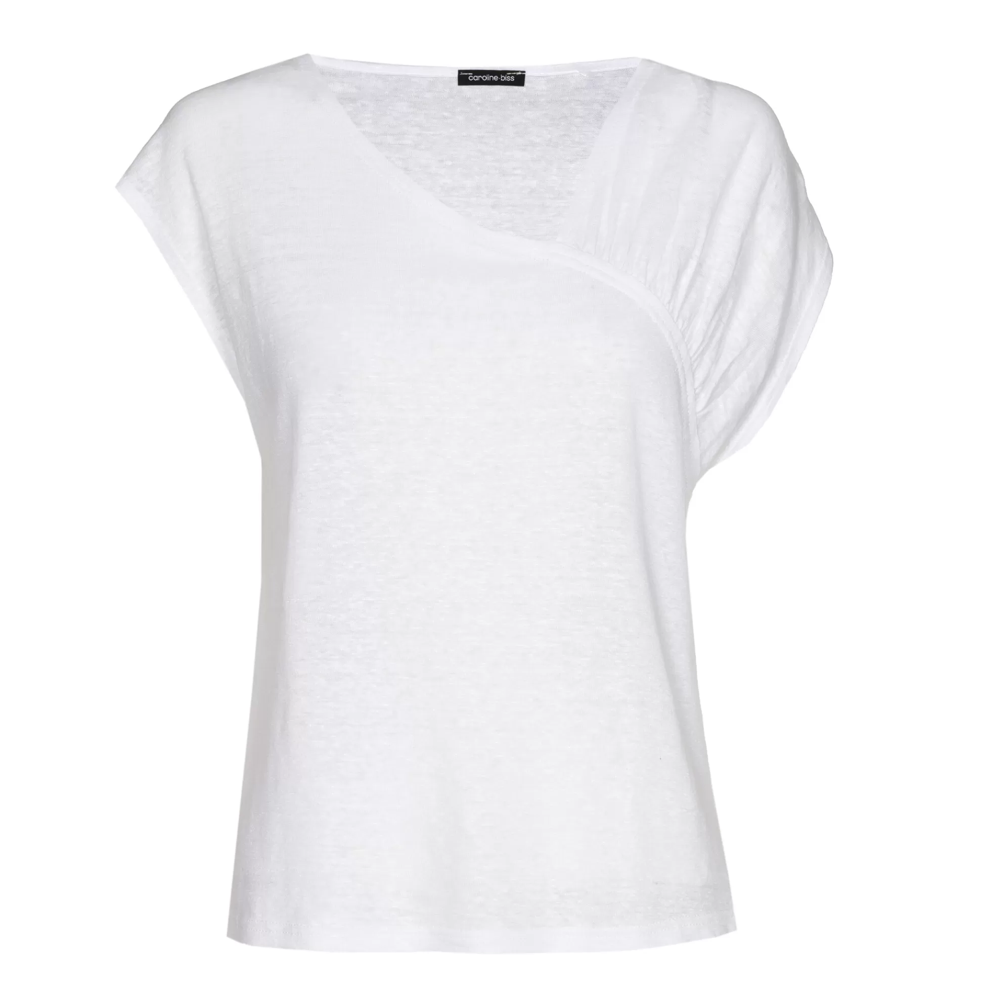 Caroline Biss Tops*3972-90 / Asymmetric Top In Linen